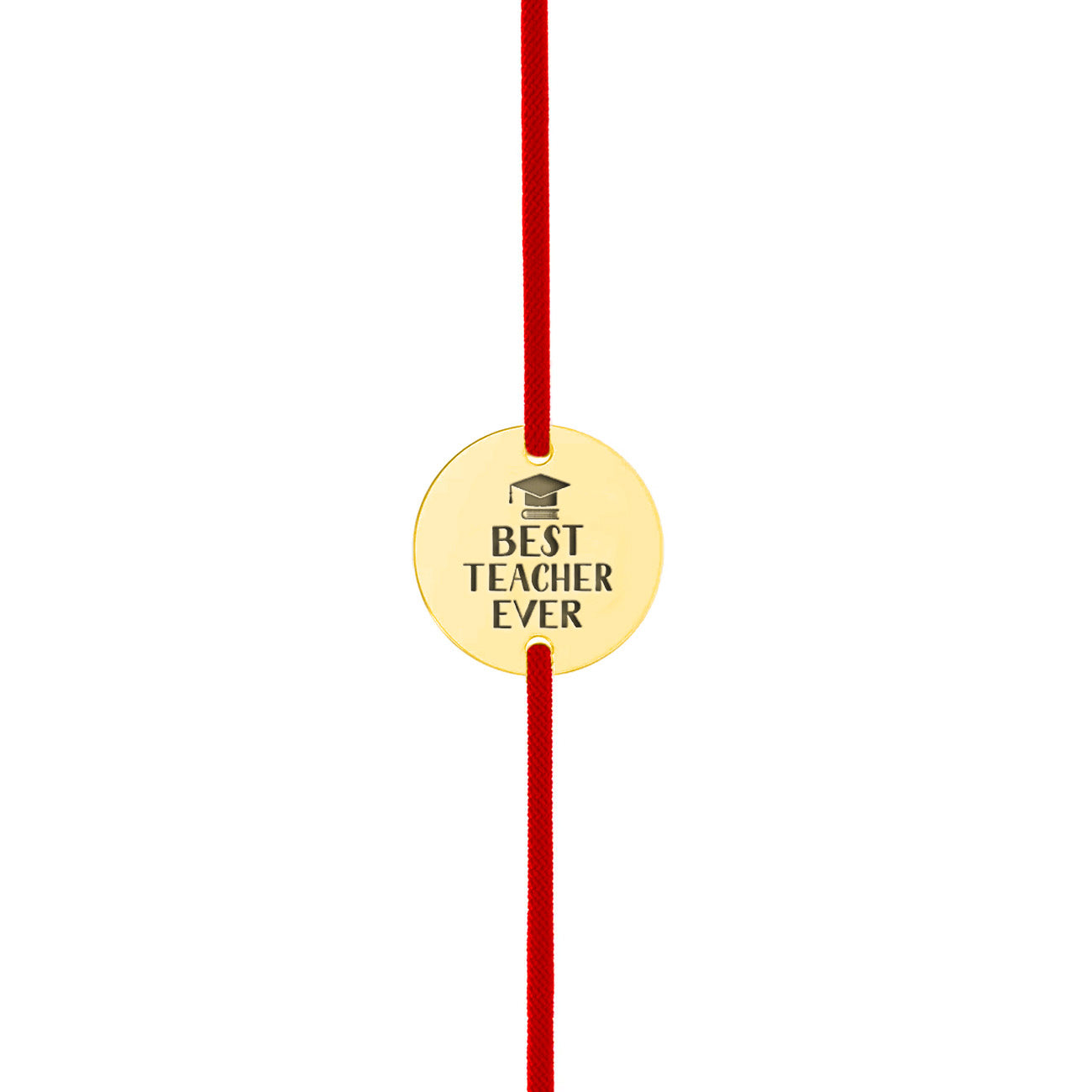 Brățară Best Teacher din argint 925 placat cu aur 18K, un cadou elegant și simbolic pentru învățătoare și profesoare, semnat Maison La Stéphanie.