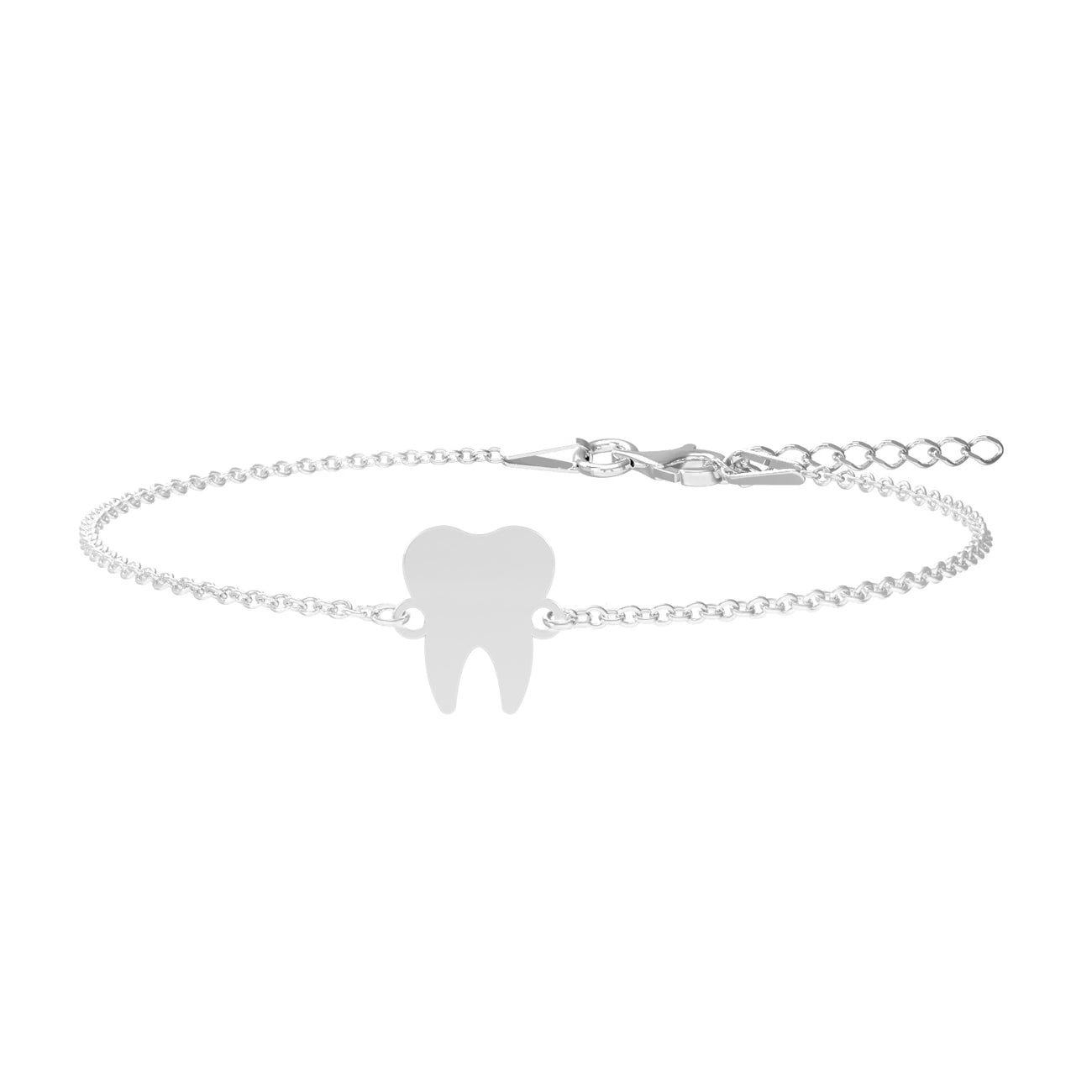 Brățară din argint 925 cu pandantiv măseluță – bijuterie elegantă, cadou ideal pentru stomatologi, dentiști sau absolvenți de medicină dentară, Maison La Stéphanie.