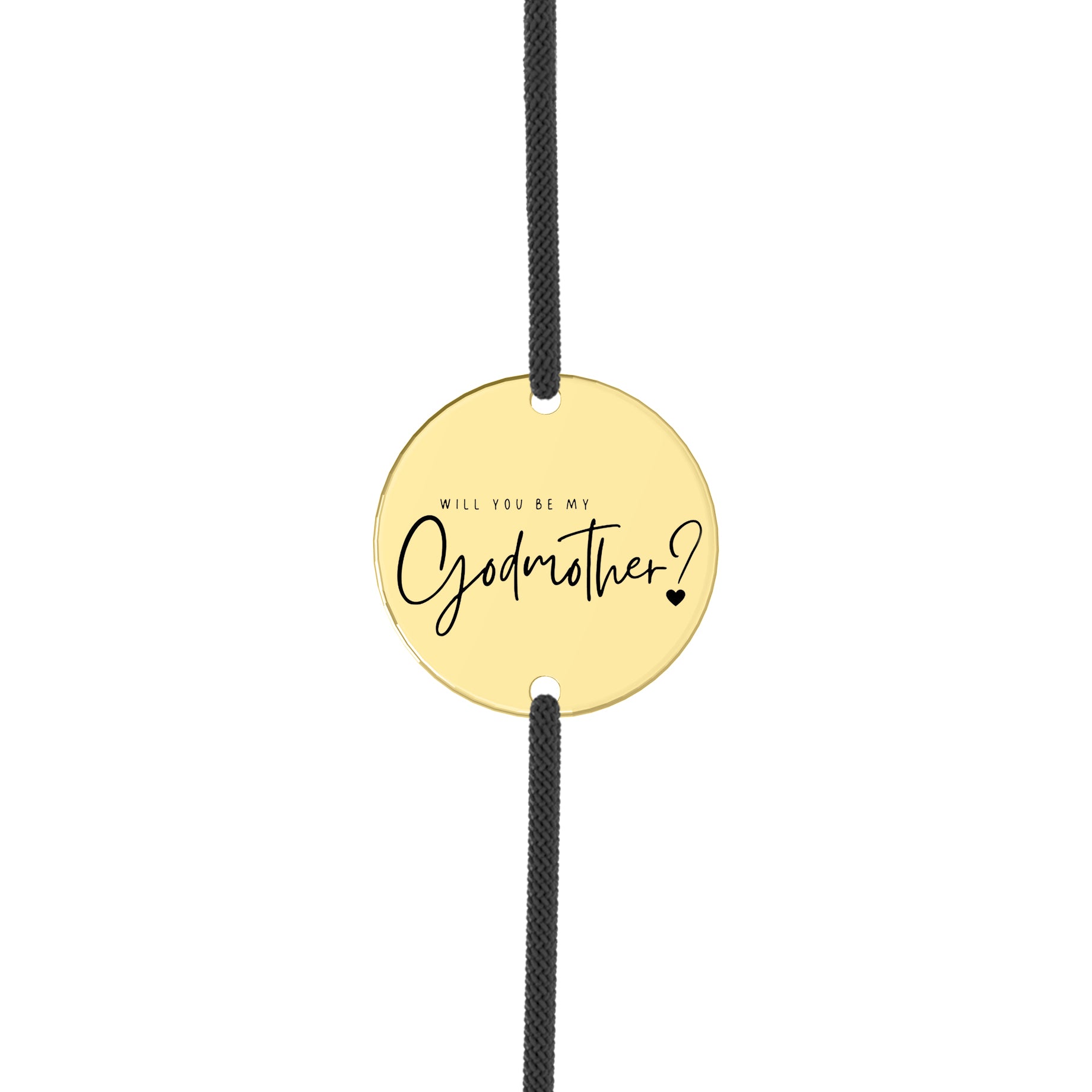 Brățară din argint 925 placat cu aur 18K, cadoul ideal pentru a întreba „Will you be my Godmother?”, un gest elegant marca Maison La Stéphanie.