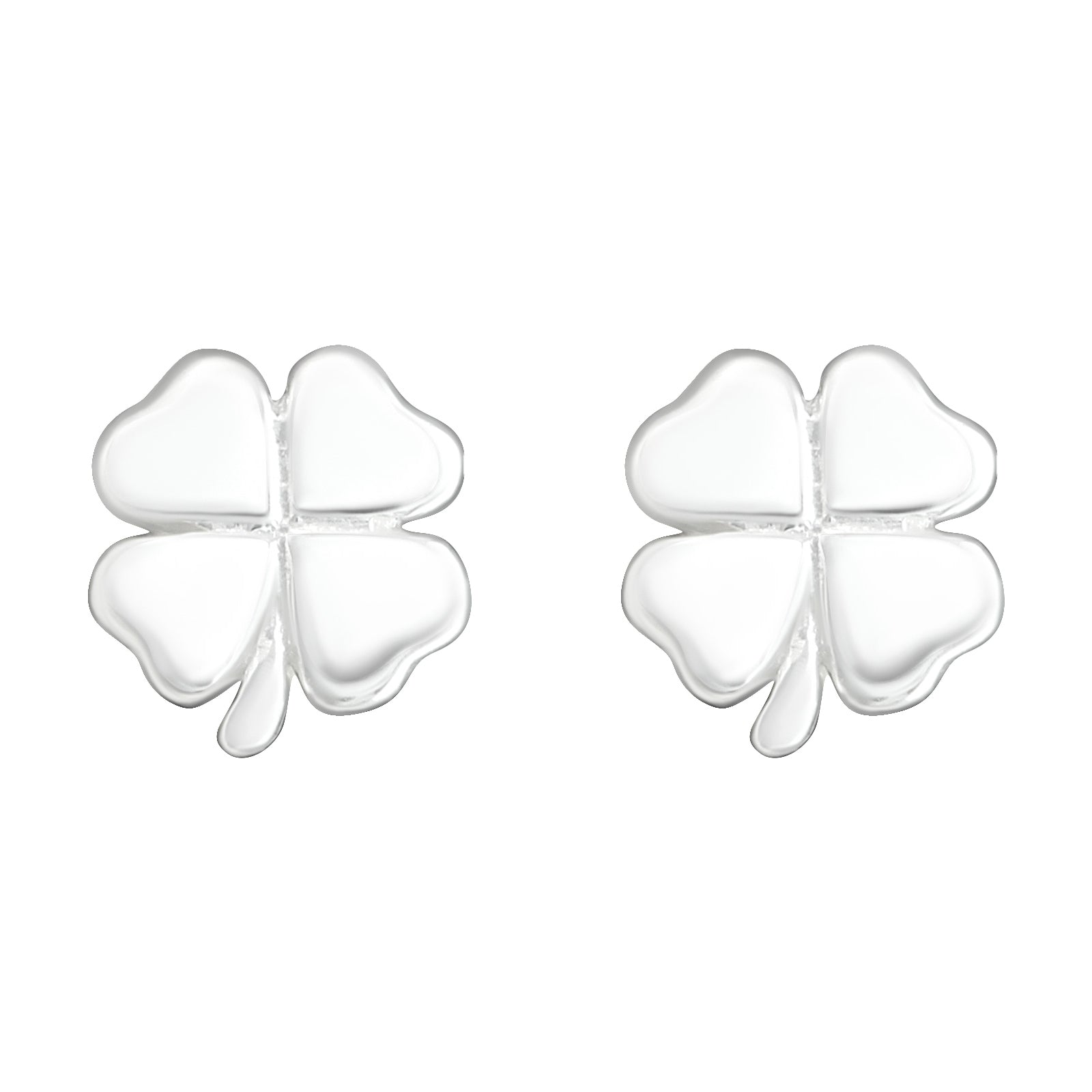cercei din argint cu trifoi Maison la Stephanie