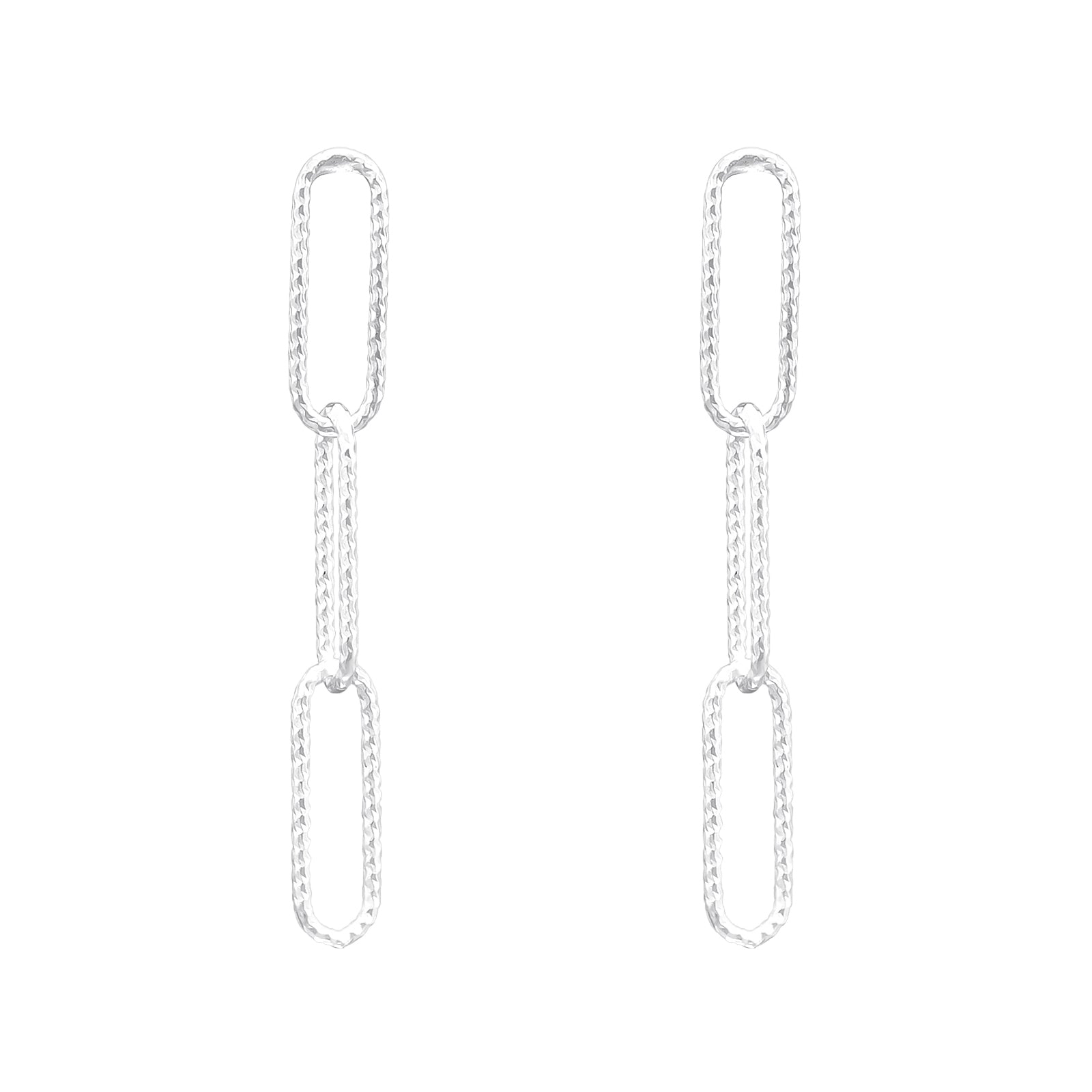 Cercei Chain din argint 925 – bijuterii moderne și elegante cu design minimalist, ideale pentru ținute rafinate. Maison La Stéphanie.