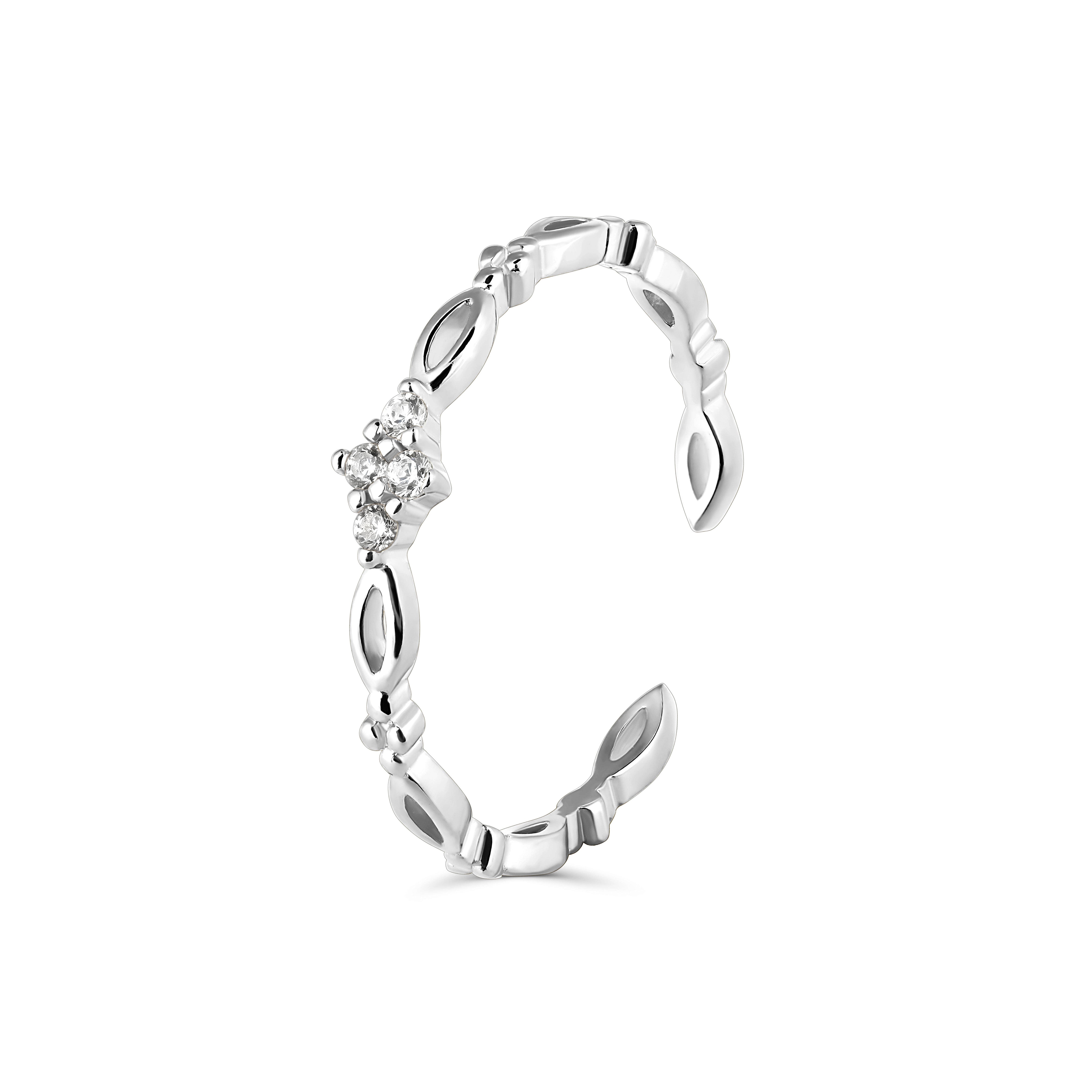 Inel Eternity din argint 925 cu zirconia — bijuterie simbolică, elegantă și ideală pentru cadou, marca Maison La Stéphanie.