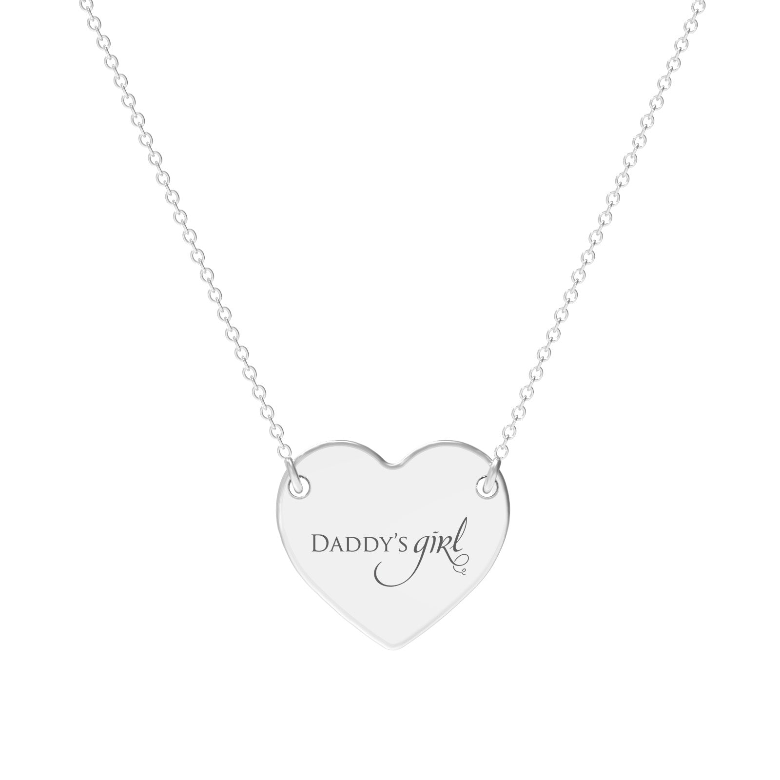Lănțișor Daddy’s Girl din argint 925 — cadoul perfect pentru fiica ta, simbol al iubirii dintre tată și fiică.