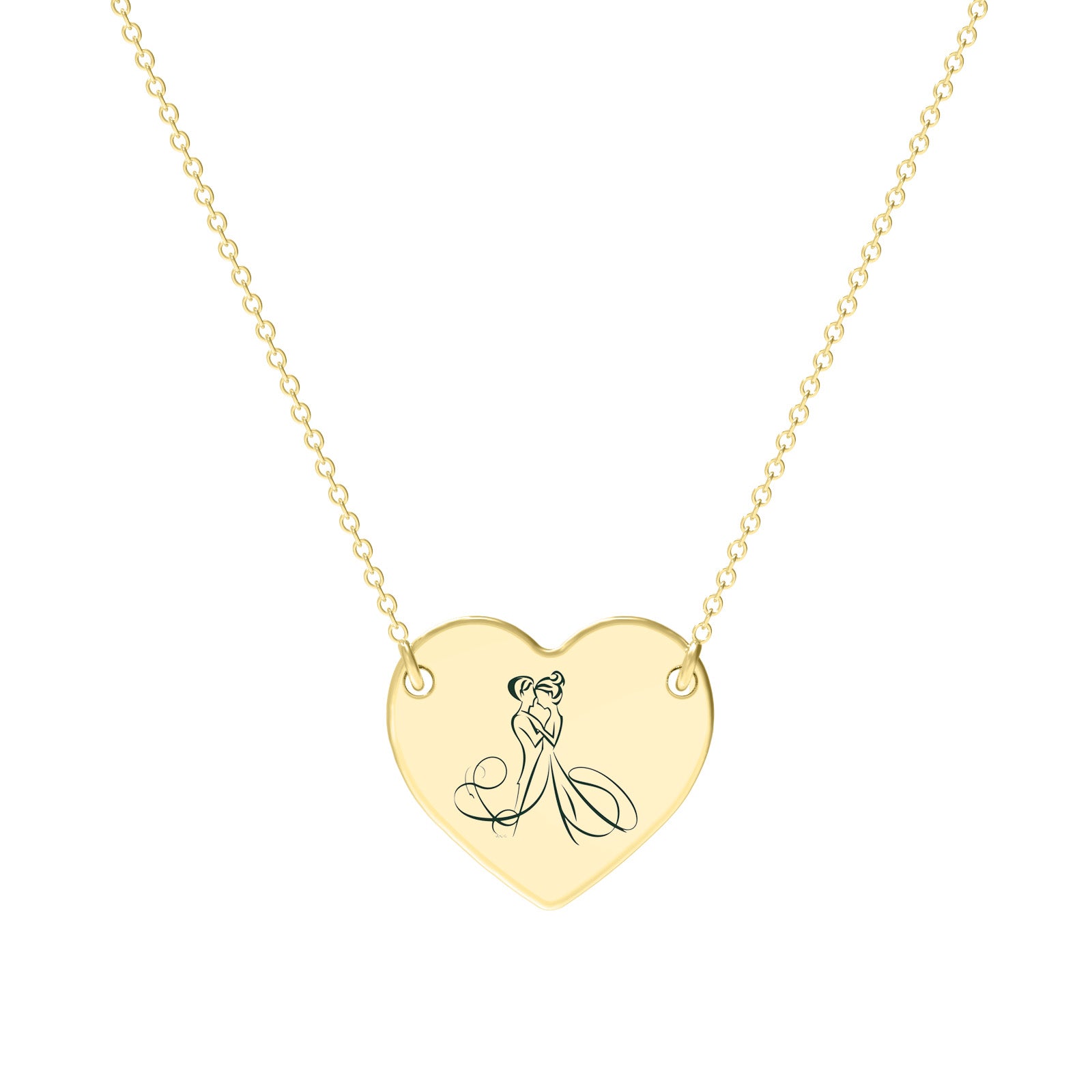 Lănțișor Dream Wedding placat cu aur 18K — cadoul ideal pentru mireasă, logodnă și ziua nunții.