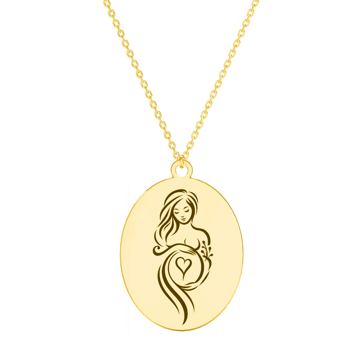 Lănțișor elegant din argint 925 placat cu aur 18K, simbol al iubirii — cadoul ideal pentru ea, Maison La Stéphanie.