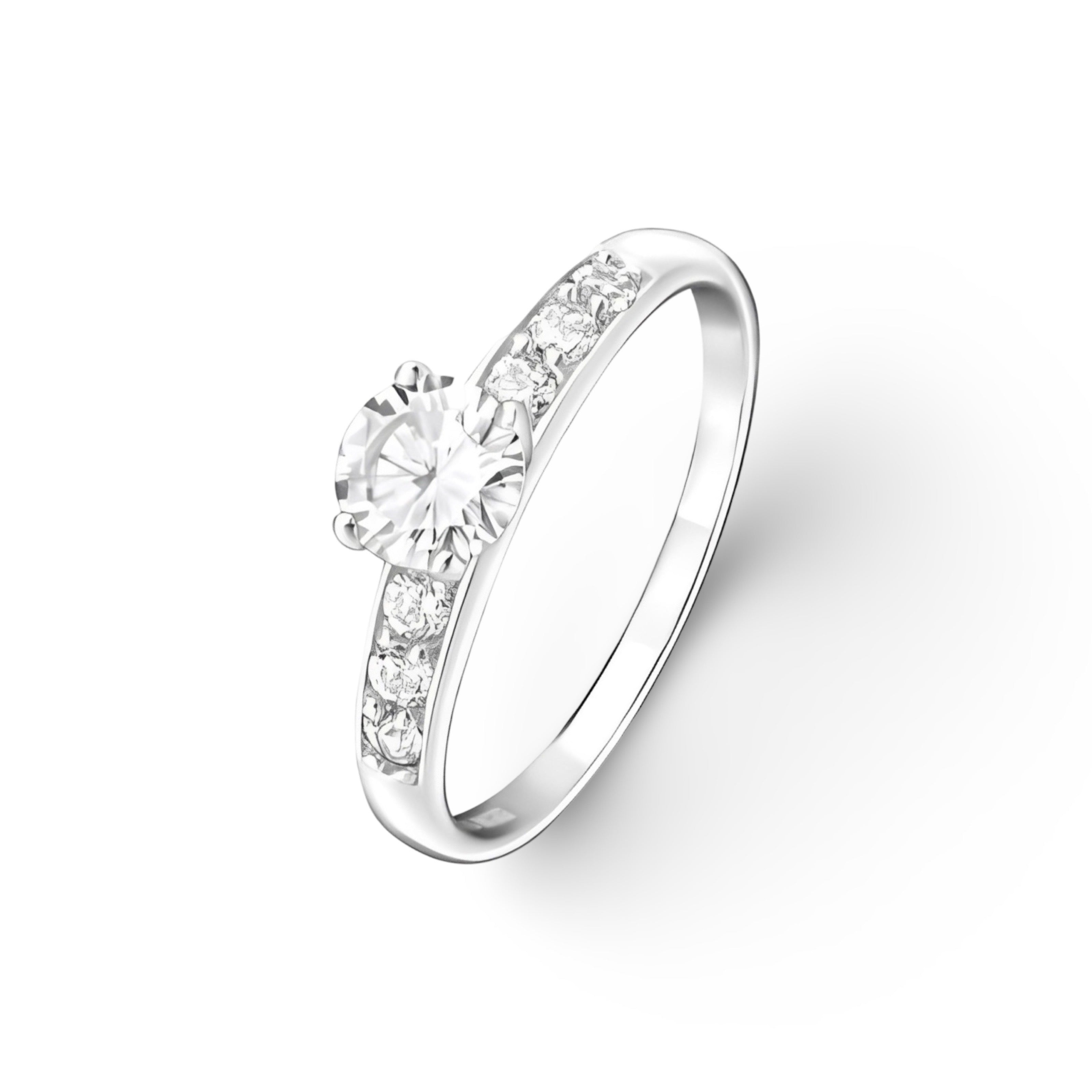 Inel elegant din argint 925 cu zirconii, un cadou ideal pentru iubită sau aniversări. The One este un inel rafinat Maison La Stéphanie, potrivit pentru ocazii speciale sau purtare zilnică.