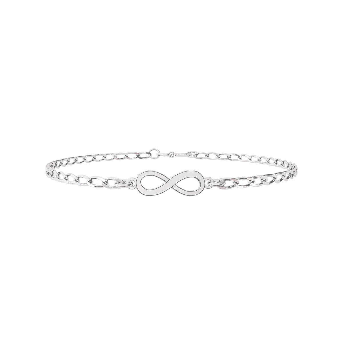 Bratara masculina din Argint 925 cu simbol Infinit
