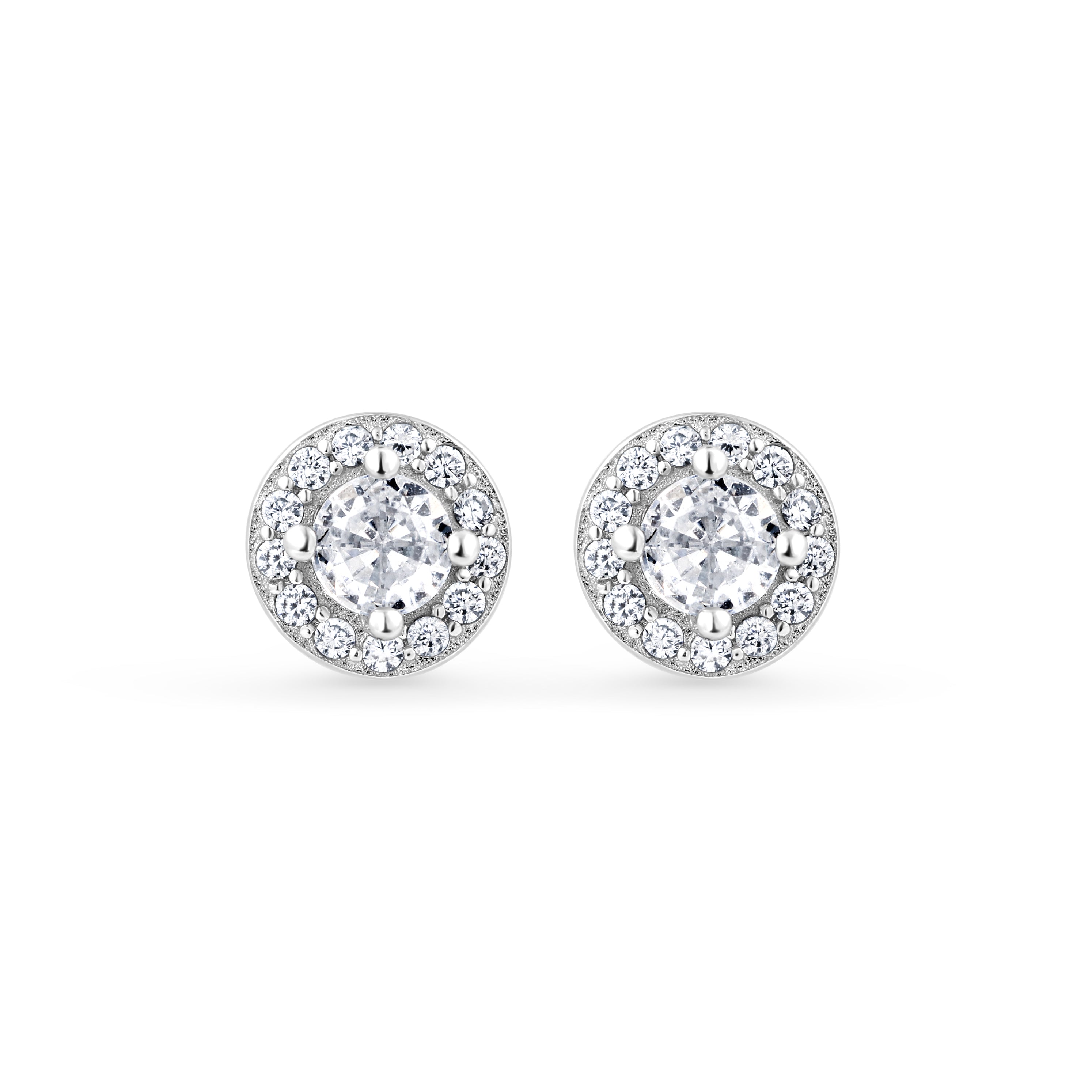Cercei eleganți din argint 925 cu zirconia, bijuterie rafinată și cadou ideal pentru femei, marca Maison La Stéphanie.