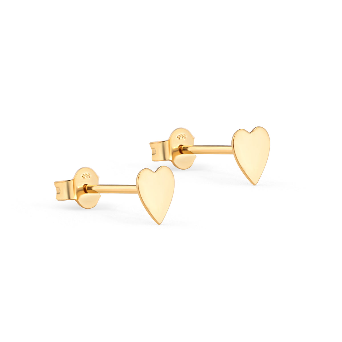 Cercei din aur 14K cu inimioară – bijuterie fină și elegantă, cadou ideal pentru iubită, fiică sau prietenă, Maison La Stéphanie.