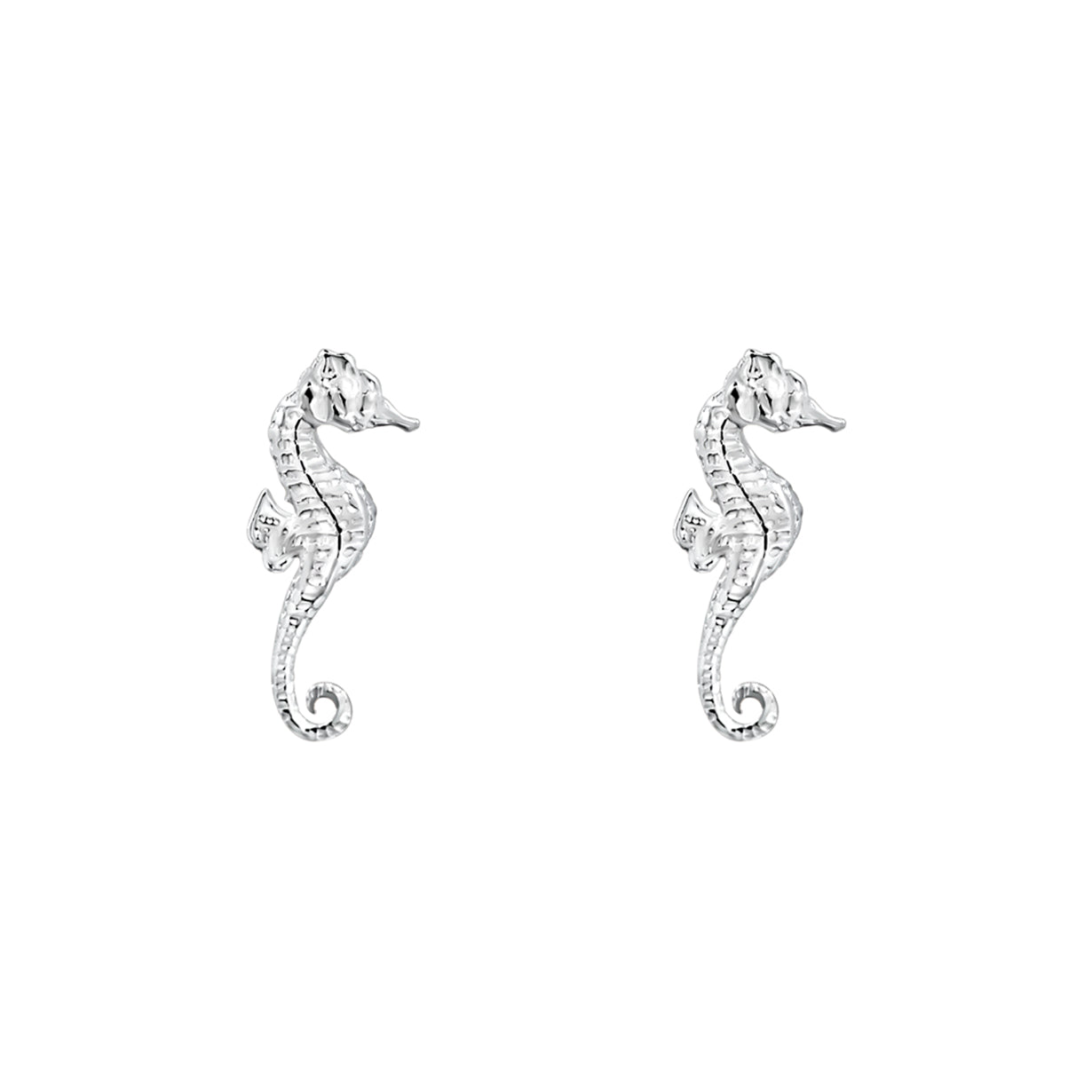 Cercei Summer Seahorse din argint 925, cu design marin in forma de calut de mare – Maison La Stephanie