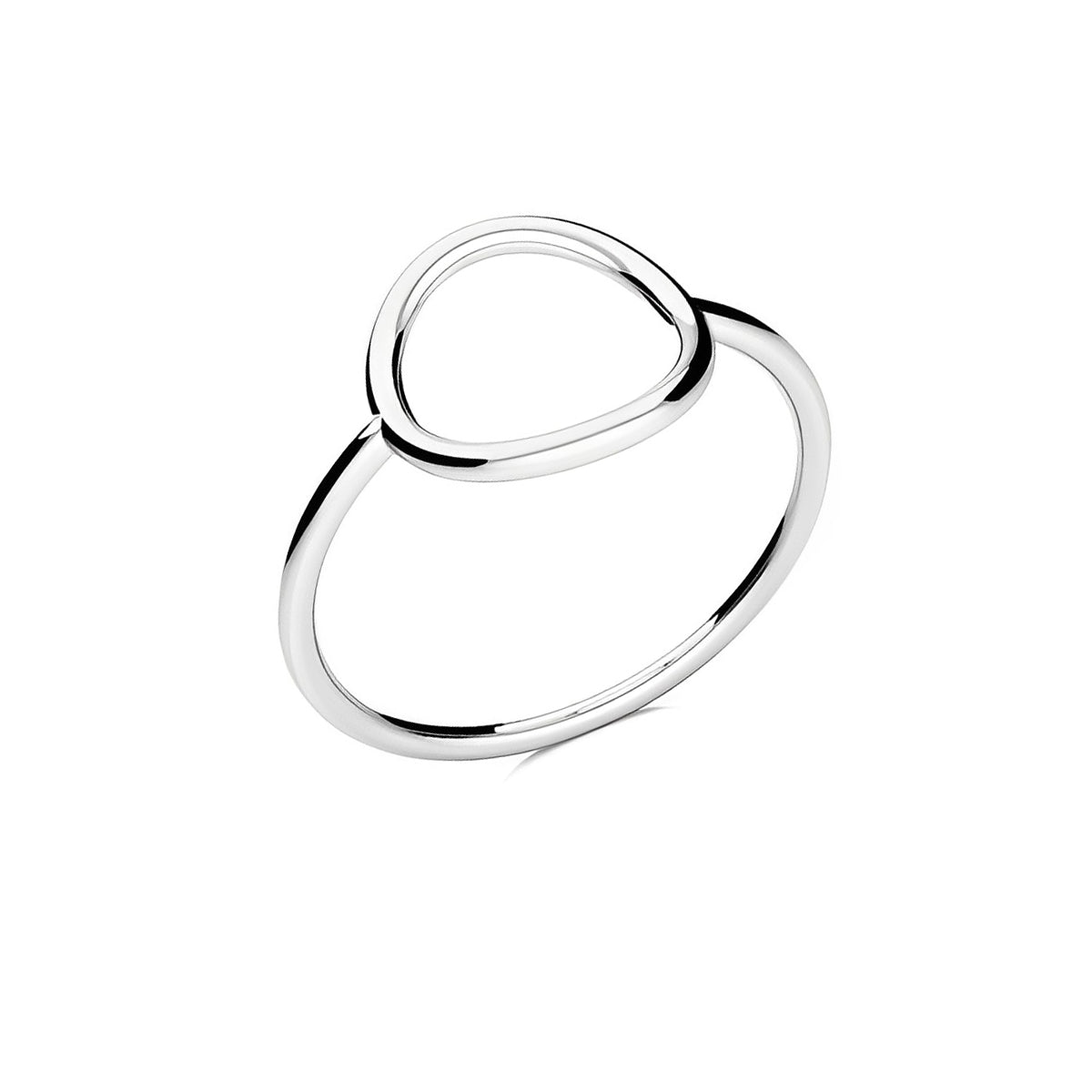 Inel statement din argint 925, cu design fluid și modern – o bijuterie elegantă Maison La Stéphanie, perfectă ca dar rafinat pentru iubită, soție sau prietenă. Ideal pentru femeile care iubesc bijuteriile minimaliste, cu formă sculpturală.