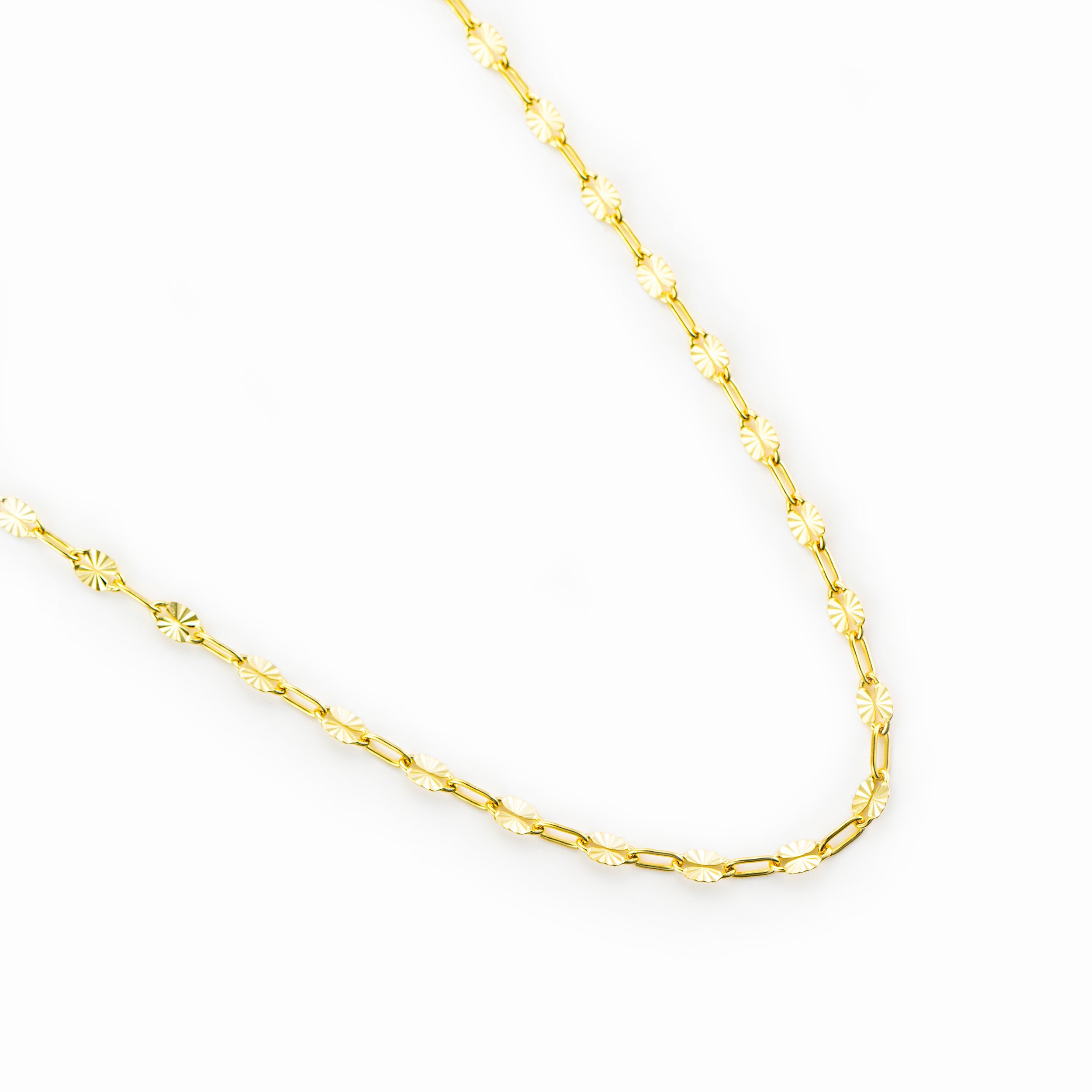 lantisor finut din argint placat cu aur Maison la Stephanie