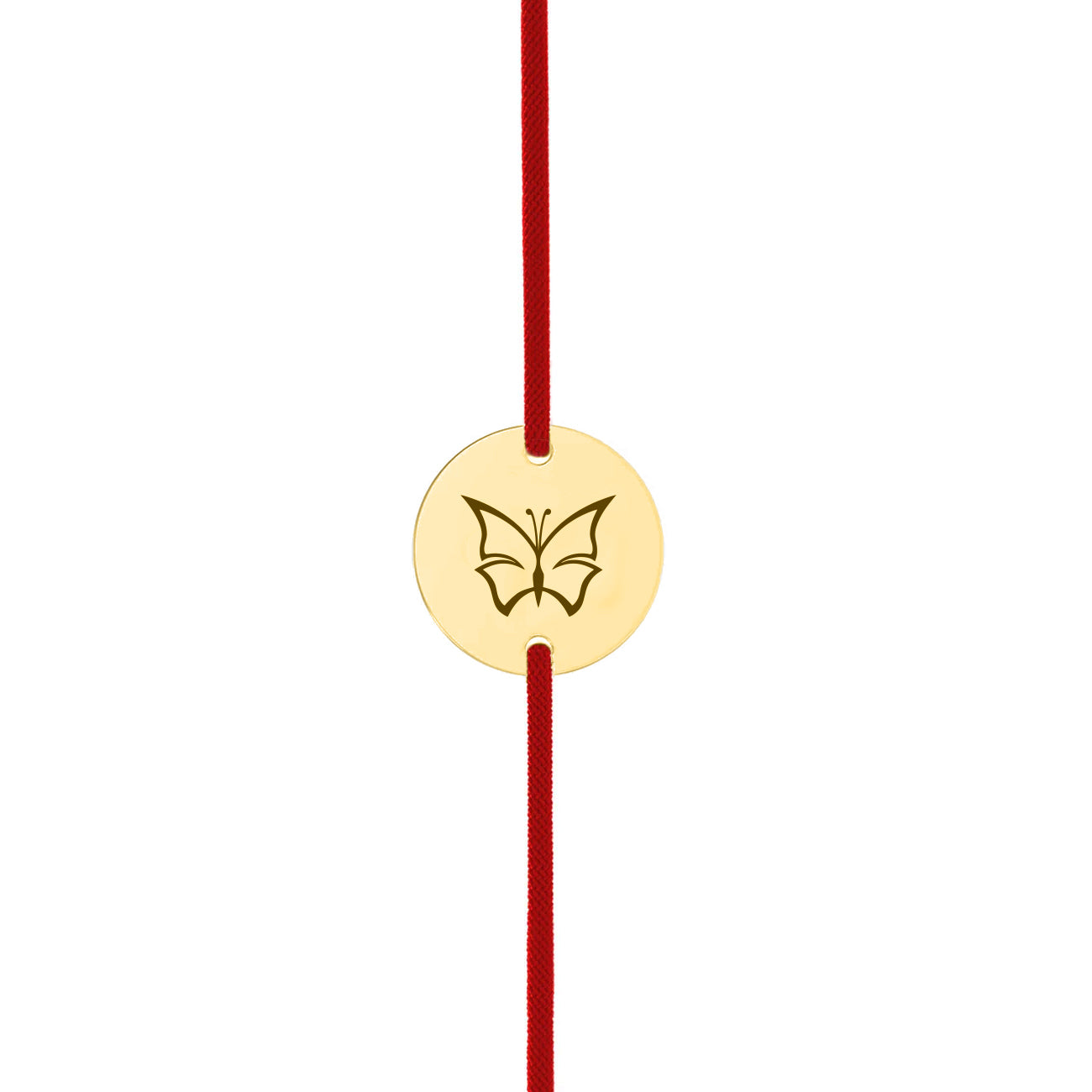 Brățară elegantă cu medalion fluture din argint 925 placat cu aur 18K, un cadou rafinat pentru femei, semnat Maison La Stéphanie.