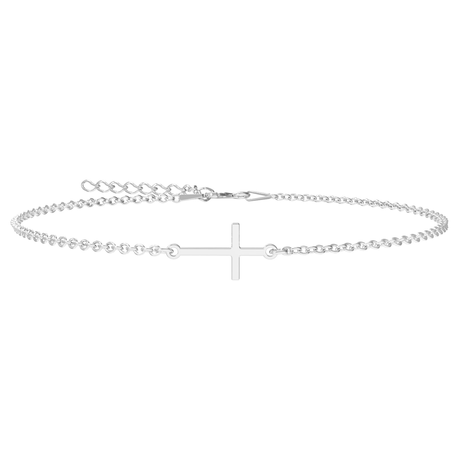 Brățară elegantă cu cruce din argint 925 – bijuterie bestseller Maison La Stéphanie, simbol al protecției și al rafinamentului. Un cadou ideal pentru iubită, soră sau mamă, potrivit pentru purtare zilnică.