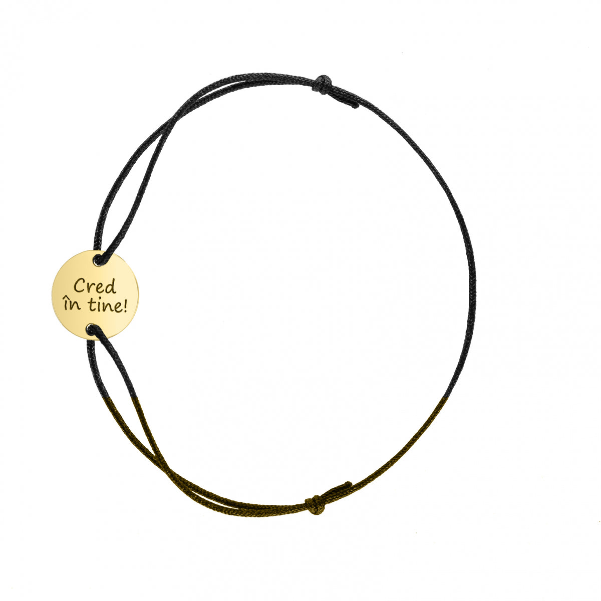 bratara personalizata banut argint placat cu aur Maison La Stephanie gravura text personalizat cadou femei prietene aniversare