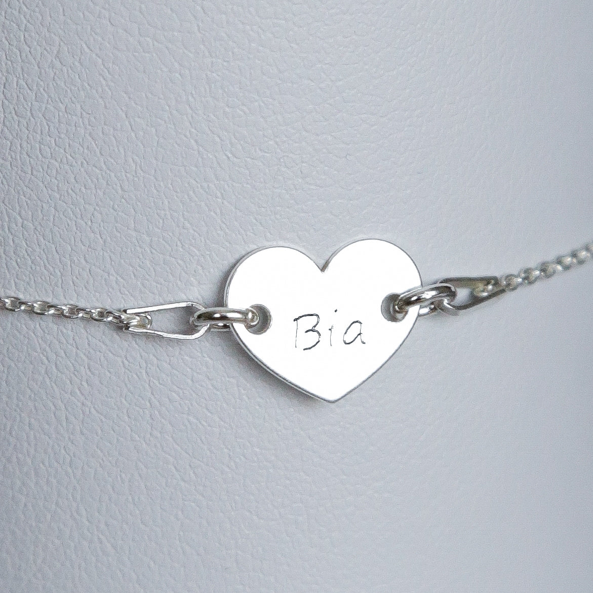 bratara personalizata inimioara argint 925 Maison La Stephanie gravura cadou aniversare
