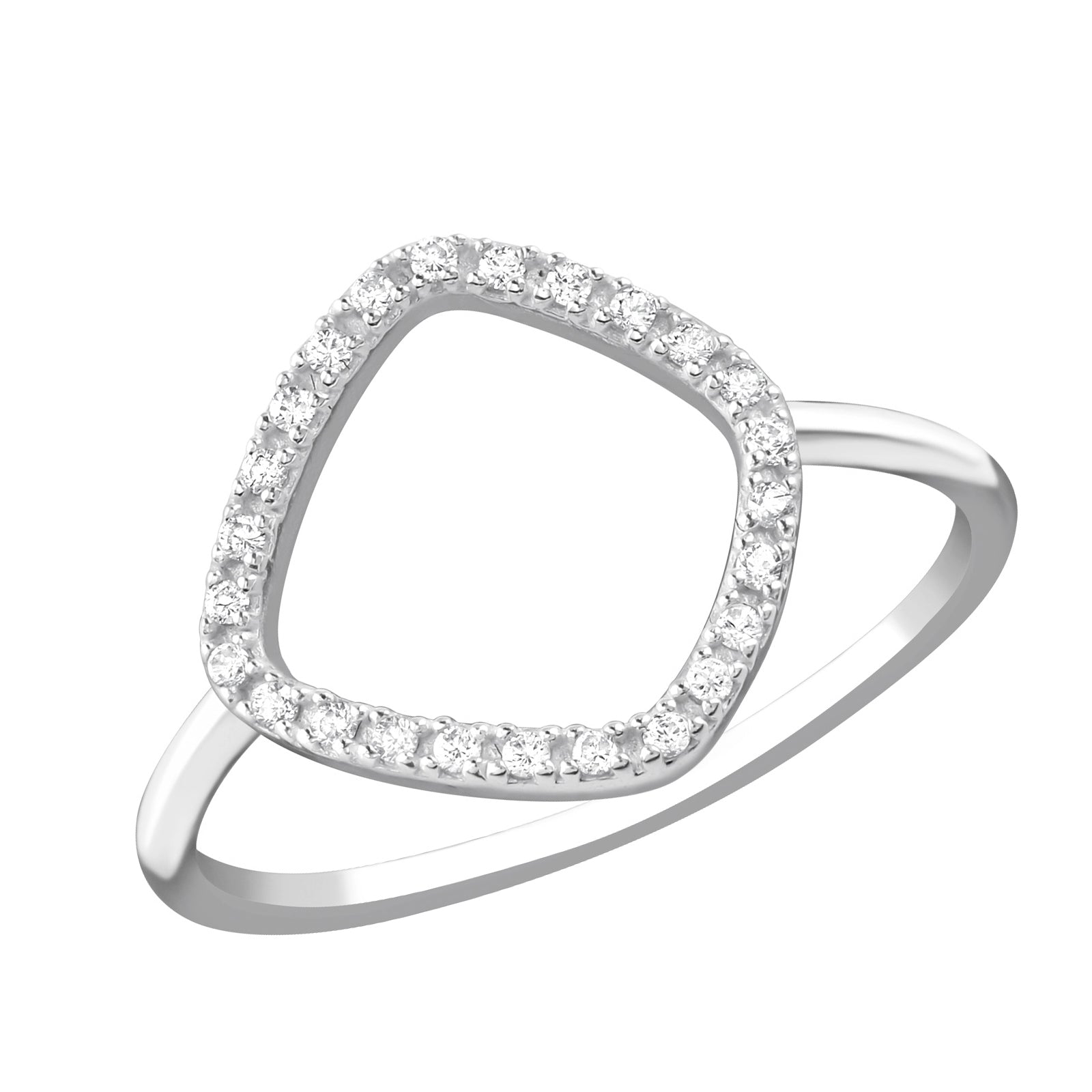 Inel elegant din argint 925 cu zirconia, bijuterie Maison La Stéphanie cu design modern și rafinat – cadou ideal pentru femei, potrivit pentru purtare zilnică sau evenimente speciale.