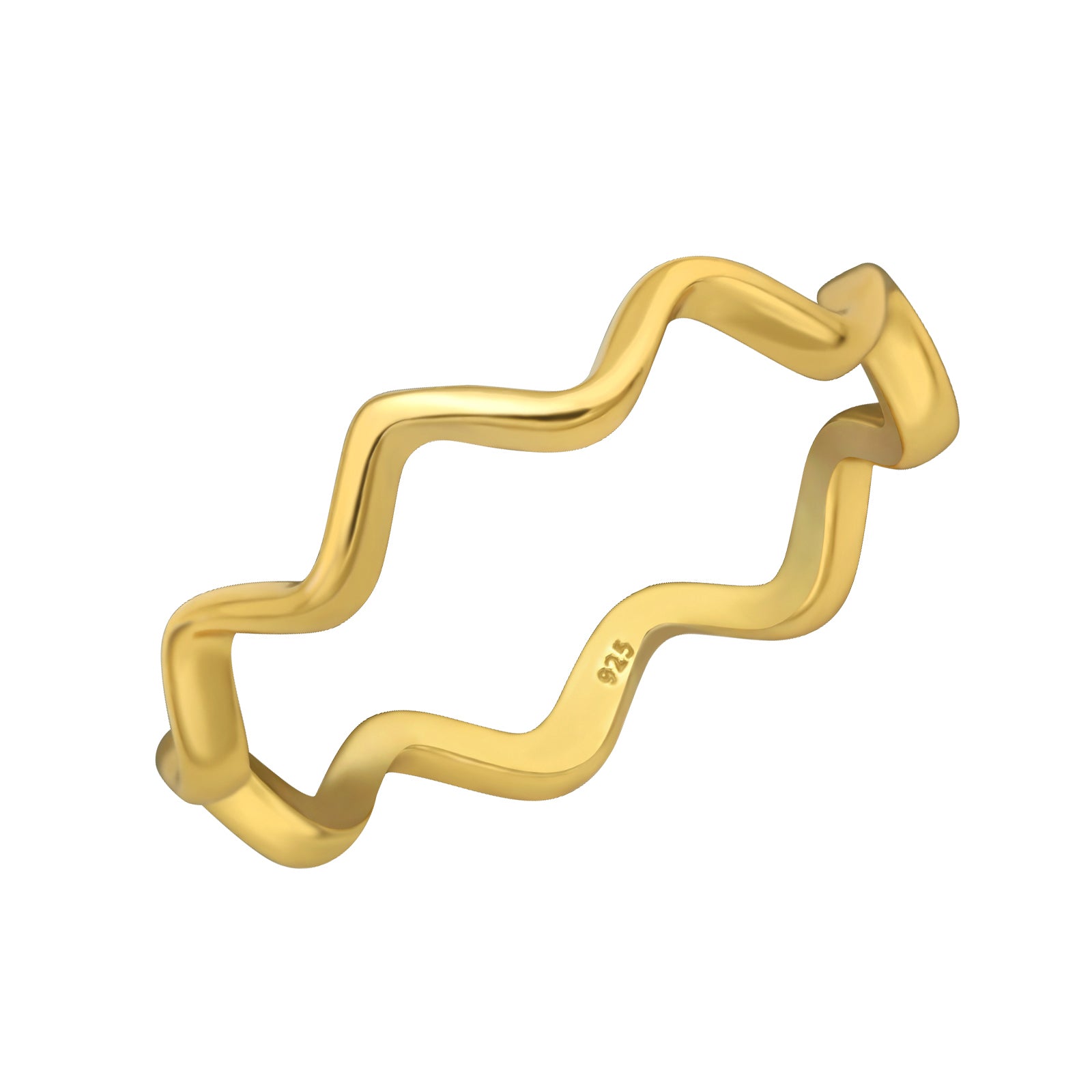 Inel elegant din argint 925 placat cu aur 24K, bijuterie minimalistă Maison La Stéphanie – simbol al feminității și al rafinamentului modern, perfect pentru cadouri și purtare zilnică.