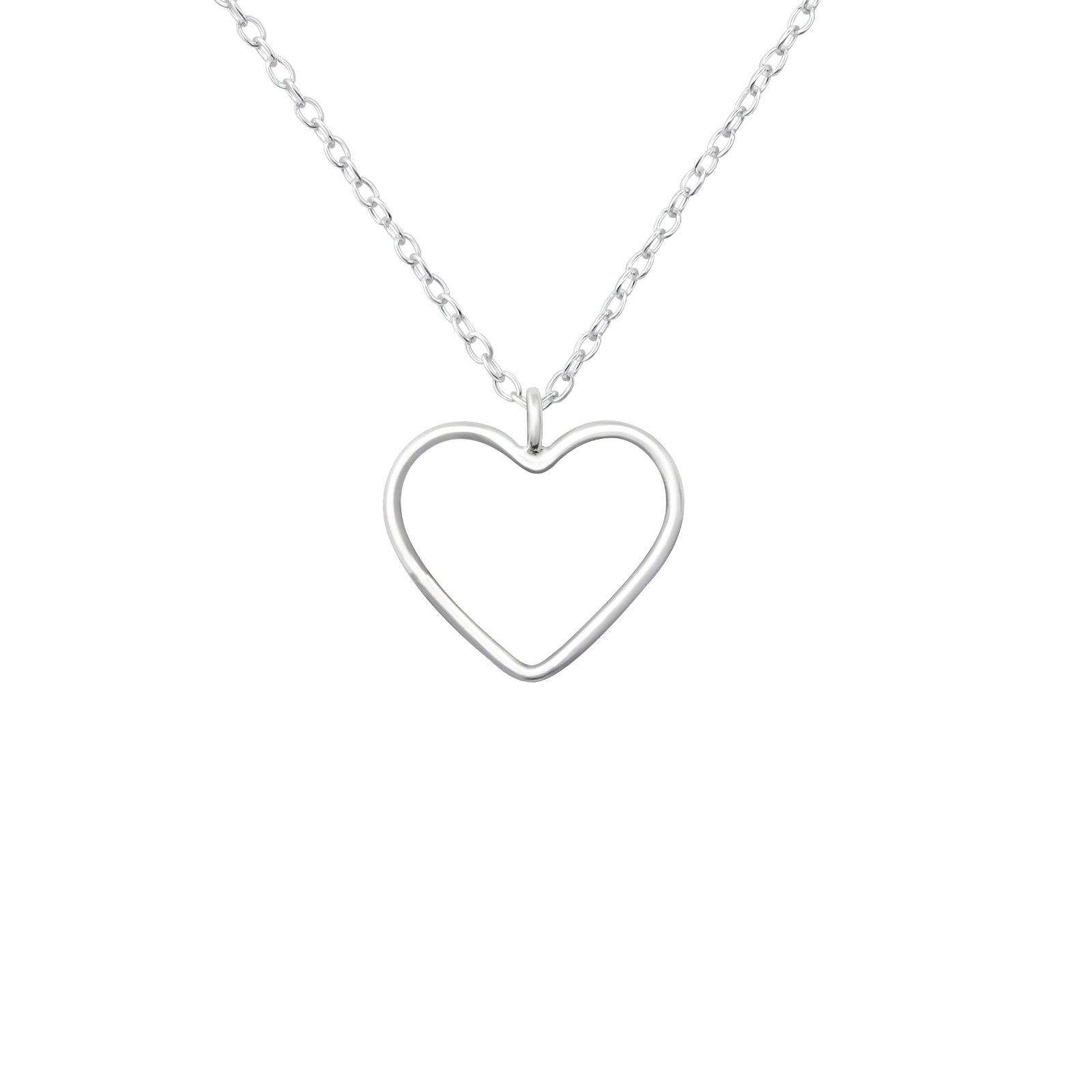 Lănțișor inimă din argint 925 – bijuterie fină, simbol al iubirii și rafinamentului. Cadou ideal pentru Ziua Îndrăgostiților, Dragobete sau aniversări.
