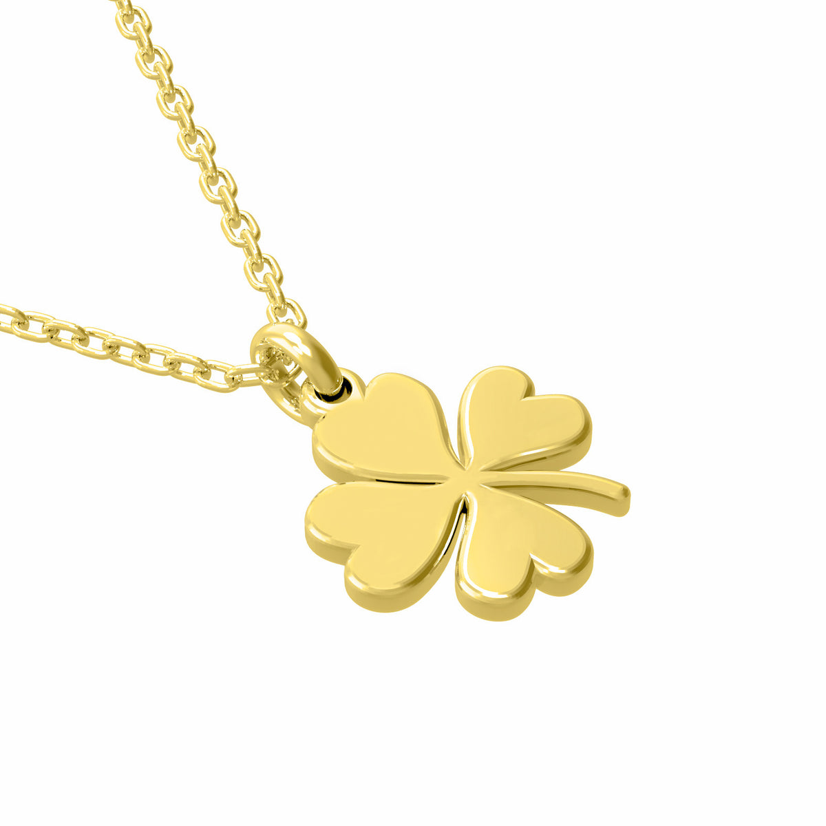 Lănțișor Trifoi Norocos din argint 925 placat cu aur 18K – bijuterie elegantă Maison La Stéphanie, simbol al norocului și al bucuriei. Cadou ideal pentru femei, aniversări, Crăciun sau începuturi noi.