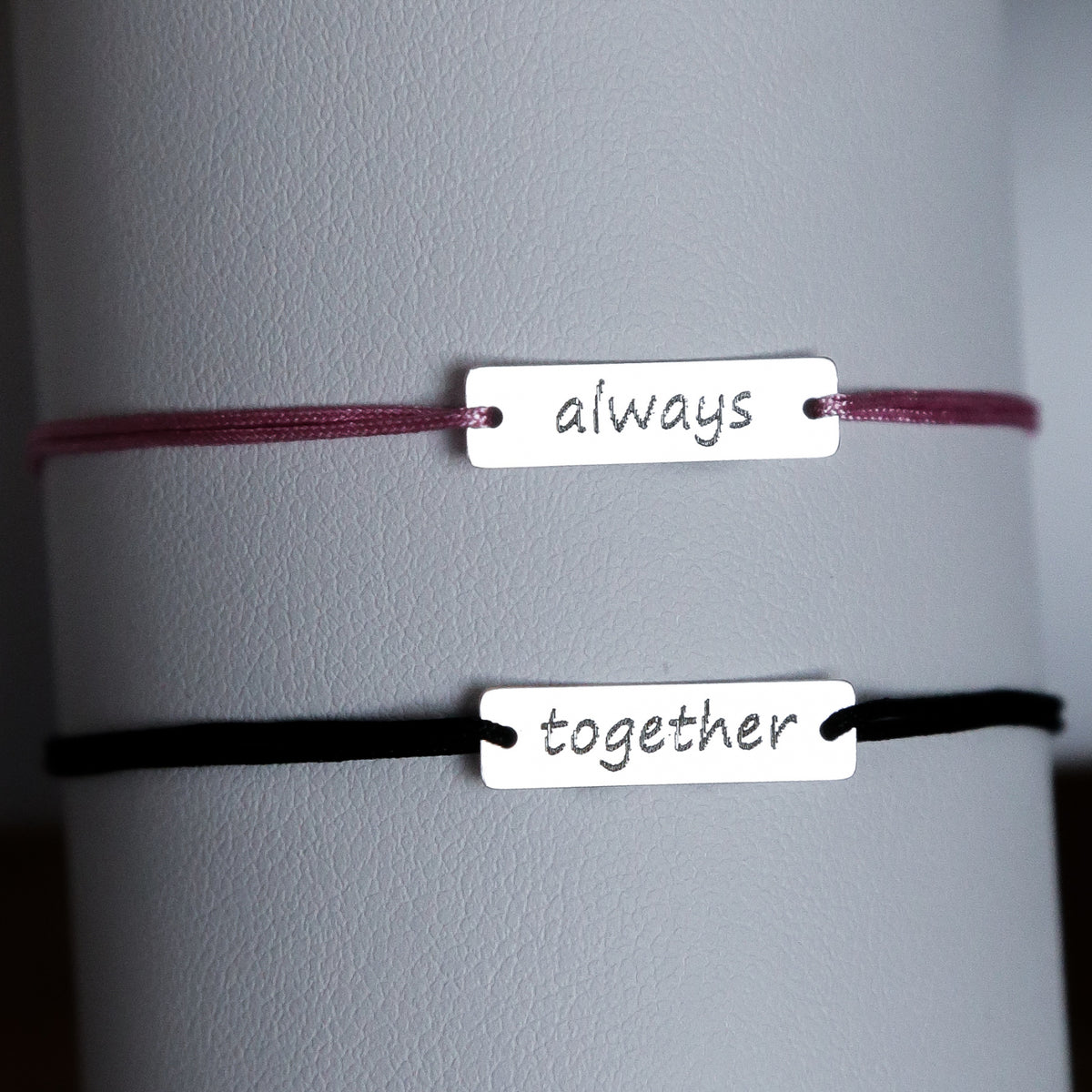 SET 2 BRATARI PERSONALIZATE PLACUTA 19x5 MM ARGINT 925 bratari personalizate maison stephanie