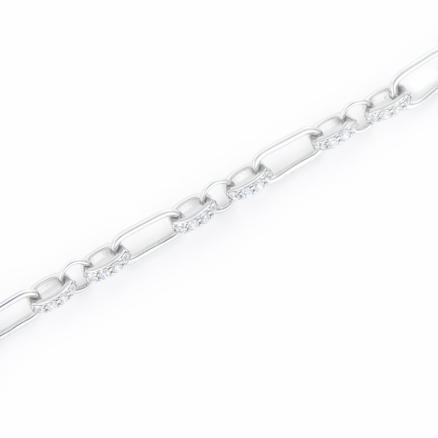 Crystal Chain Bracelet, 925 sterling silver  Maison la Stephanie   