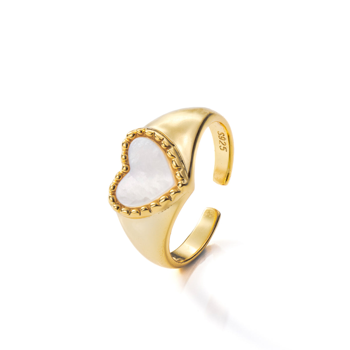 Aspen gold plated Ring, Maison Stephanie
