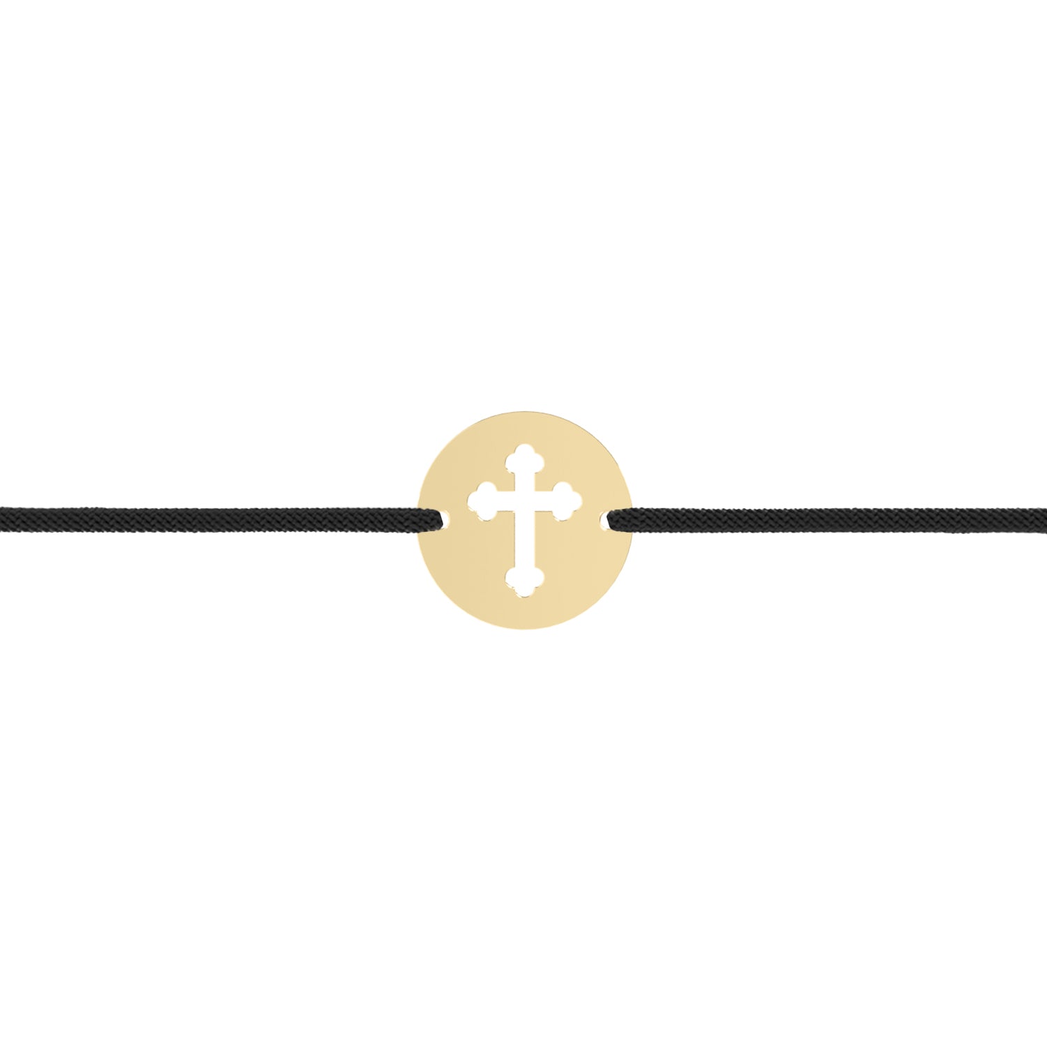 bratara banut cruce aur 8k snur ajustabil personalizabil minimalist maison stephanie