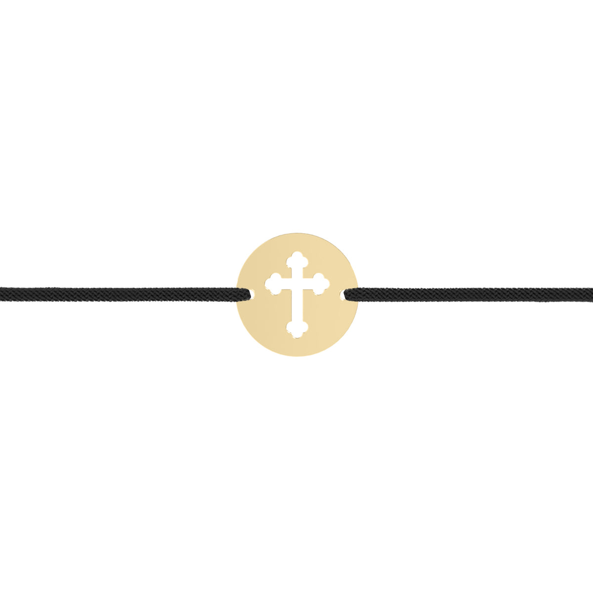 bratara banut cruce aur 8k snur ajustabil personalizabil minimalist maison stephanie