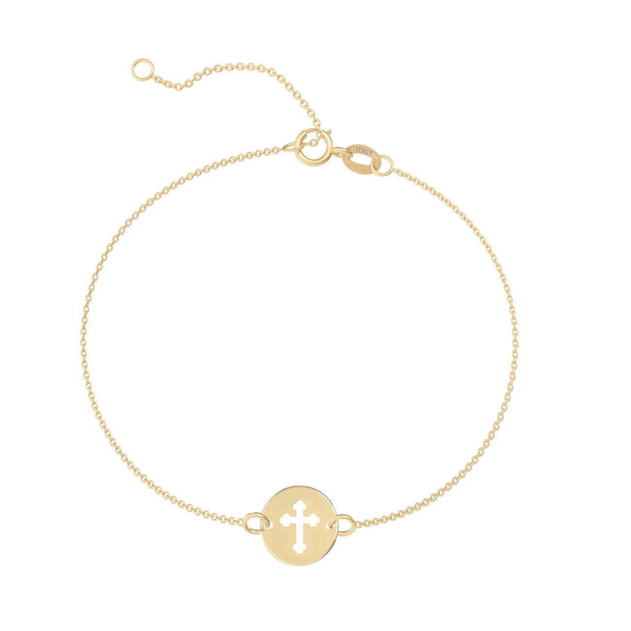 bratara aur 14k banut cruce lant fin reglabil minimalist maison stephanie cadouri botez