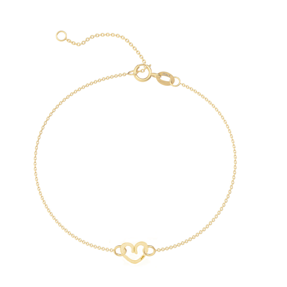 Brățară din aur 8K cu charm inimioară delicată – bijuterie rafinată, simbol al iubirii și feminității. Ideală pentru cadou sau purtare zilnică.