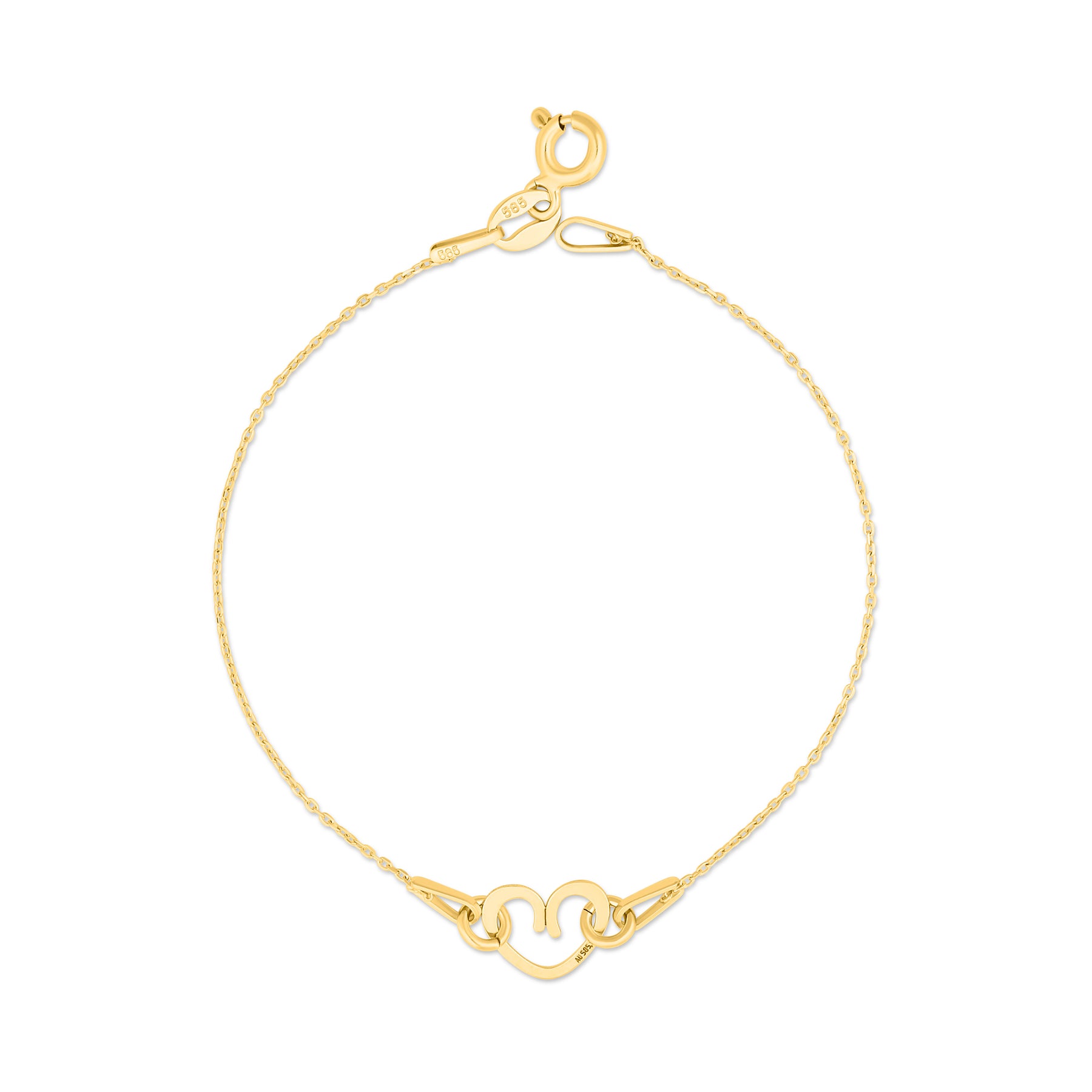 Brățară din aur 14K cu charm inimioară delicată – bijuterie rafinată, simbol al iubirii și feminității. Ideală pentru cadou sau purtare zilnică.