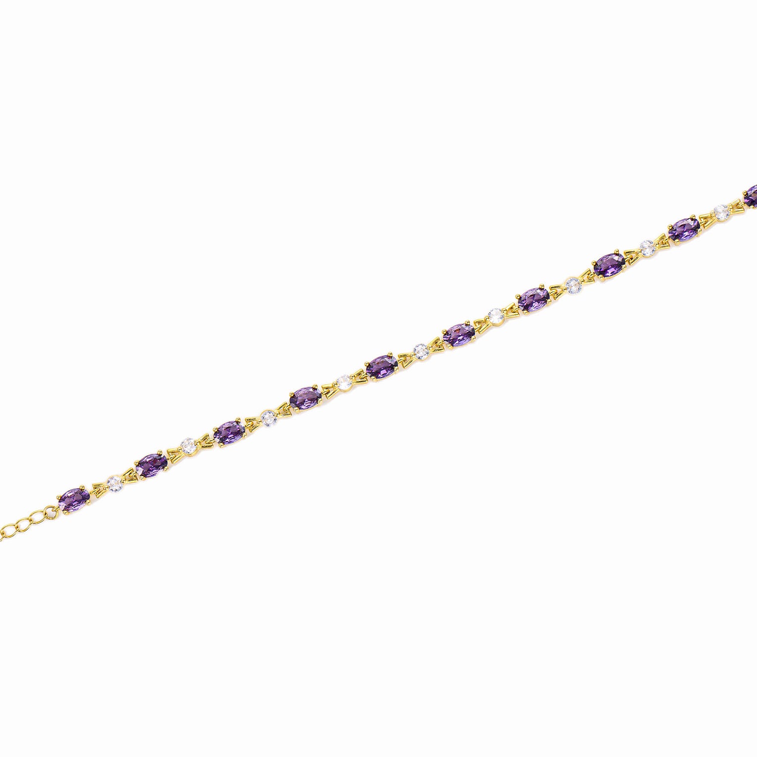 Bratara Purple Rain, argint 925 placat cu aur bratara swarovski > bratara argint > bratara cu piatra > cadouri pentu ea > cadouri fete > cadouri cupluri > cadou fata > cadouri de vara > cadouri bestfriend > cadouri mama > idei de cadouri Maison la Stephanie   