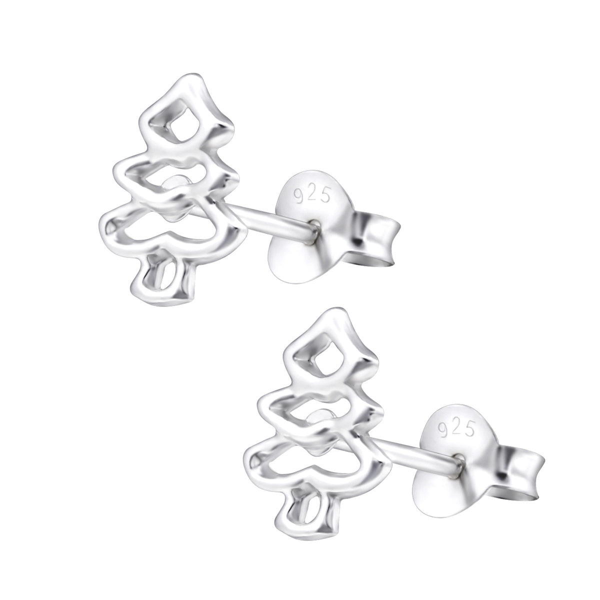 Christmas Tree earrings, 925 sterling silver