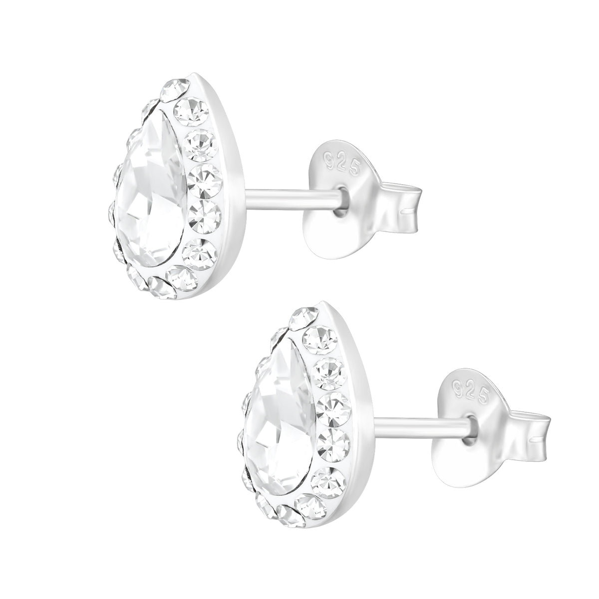 Elegant Drop silver earrings