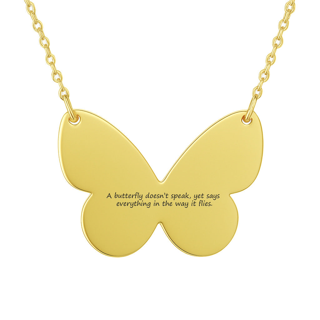 Colier din argint placat cu aur personalizabil prin gravura brand maison stephanie