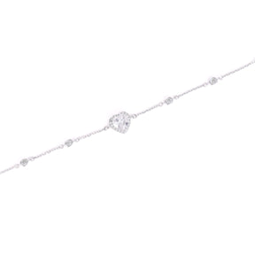 Diamond Heart silver Bracelet