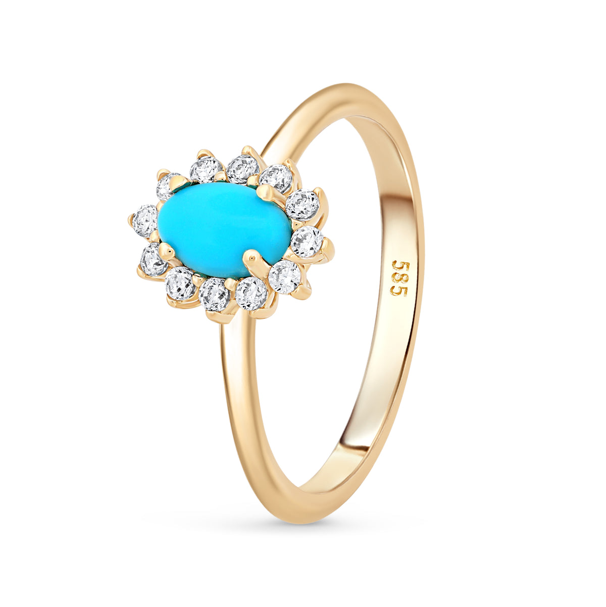 Inel Mediterranean Breeze din aur de 14K