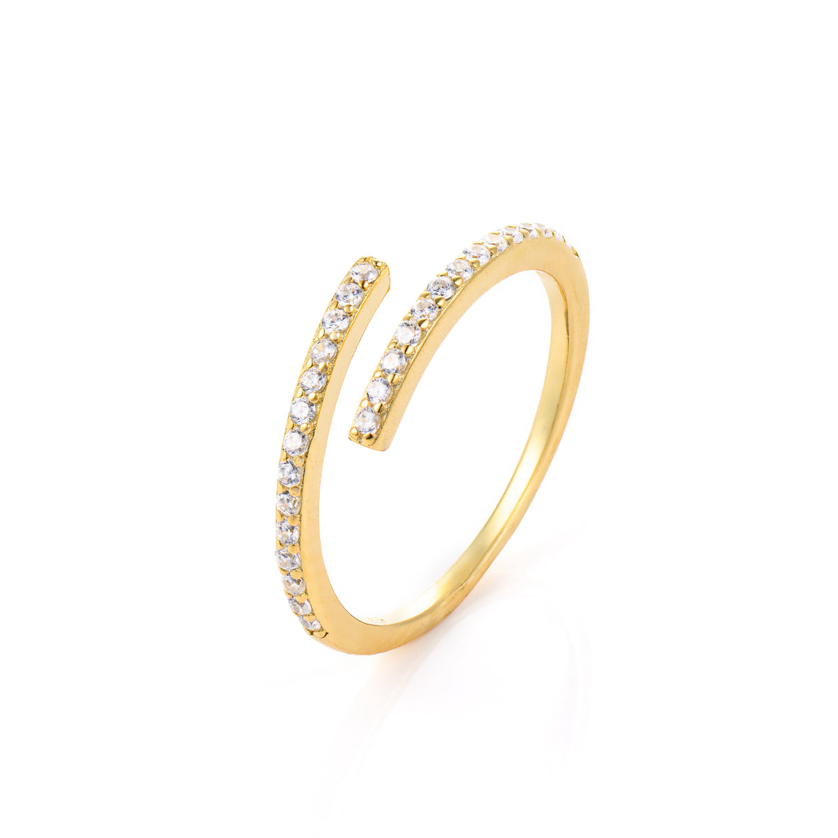 Delicate gold plated RING, Maison Stephanie
