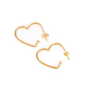 J’adore gold plated earrings