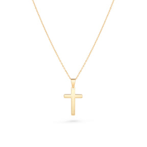 Lănțișor din aur 8K cu pandantiv cruciuliță – bijuterie elegantă și simbolică, cadou ideal pentru botez, împărtășanie sau ocazii speciale, Maison La Stéphanie.