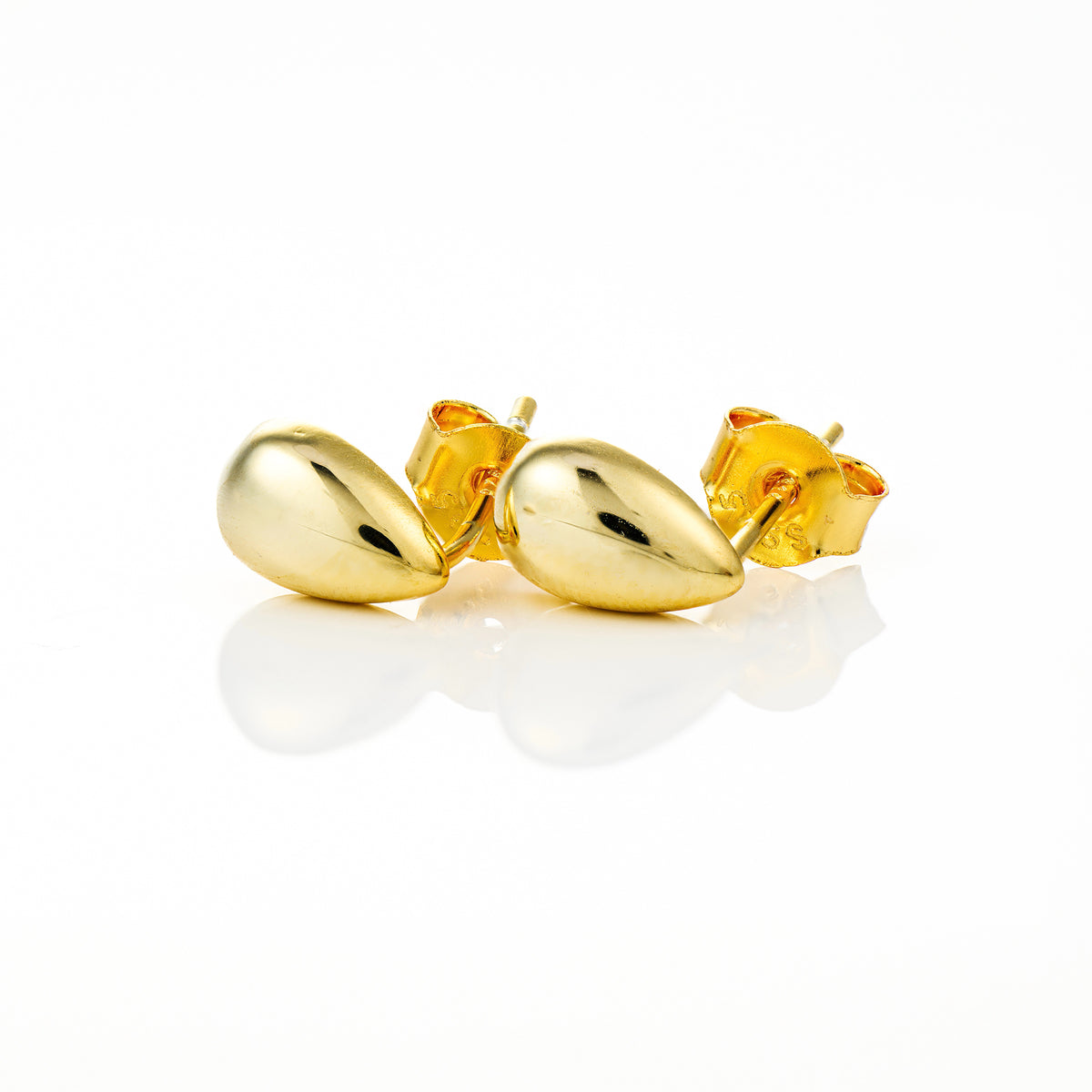Minimal gold plated earrings, Maison Stephanie
