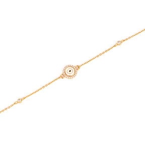 Brățară elegantă din argint 925 placat cu aur 18K, cu zirconii fine — un accesoriu sofisticat și rafinat Maison La Stéphanie, ideal pentru cadou.