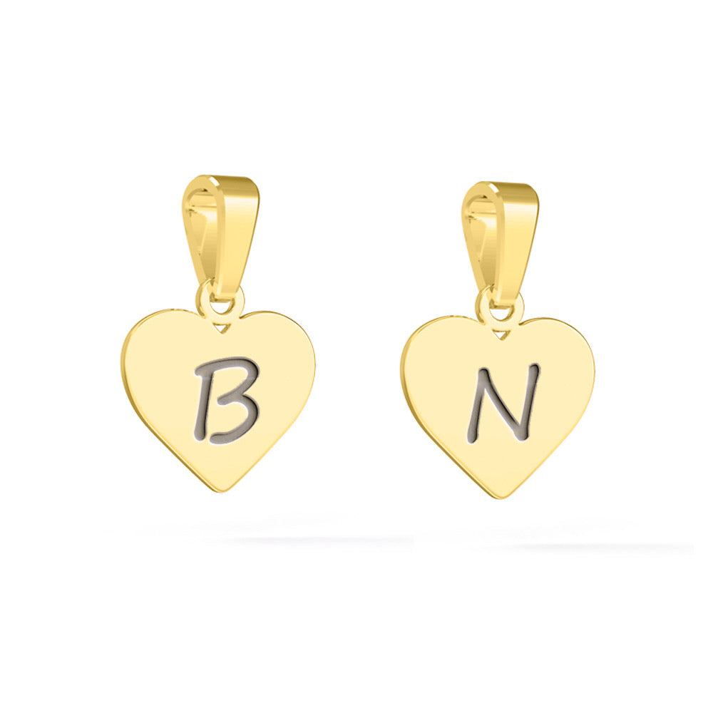 Set of 2 x Blair's heart pins, gold plated