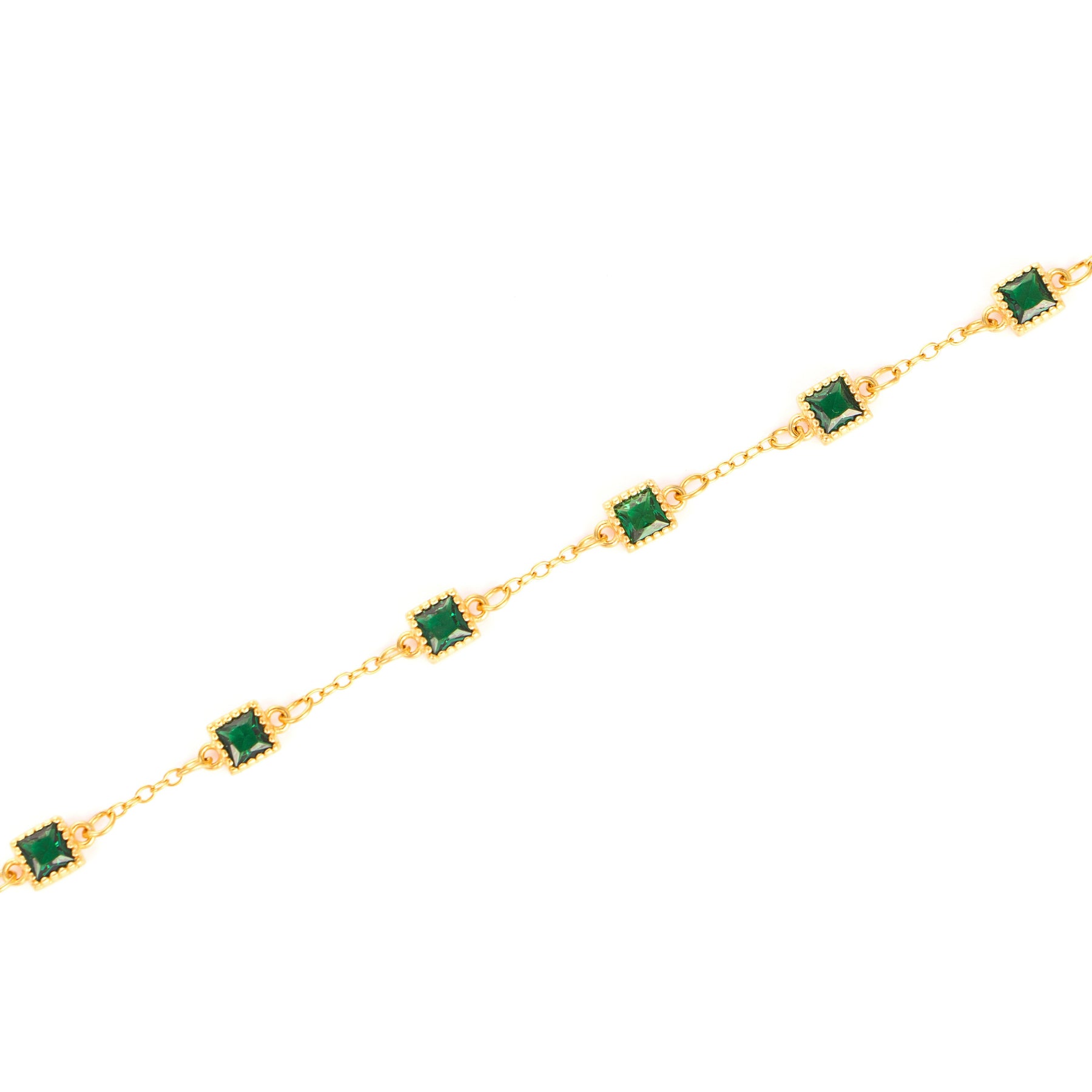 The Golf Club Square stone Bracelet