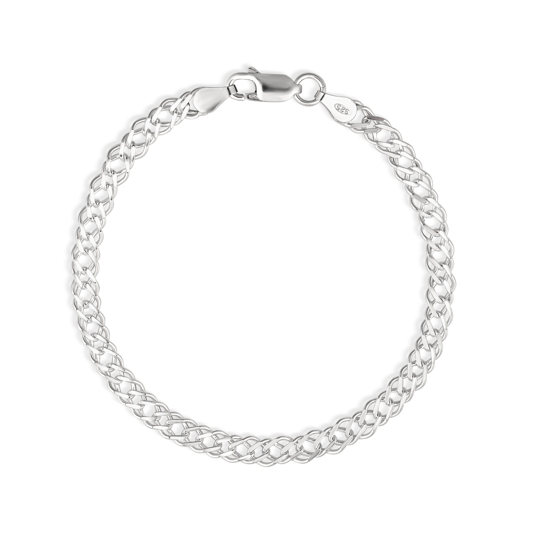 Brățară groasă din argint 925 pentru adolescenți sau bărbați cu încheietura subțire — un cadou discret și elegant.