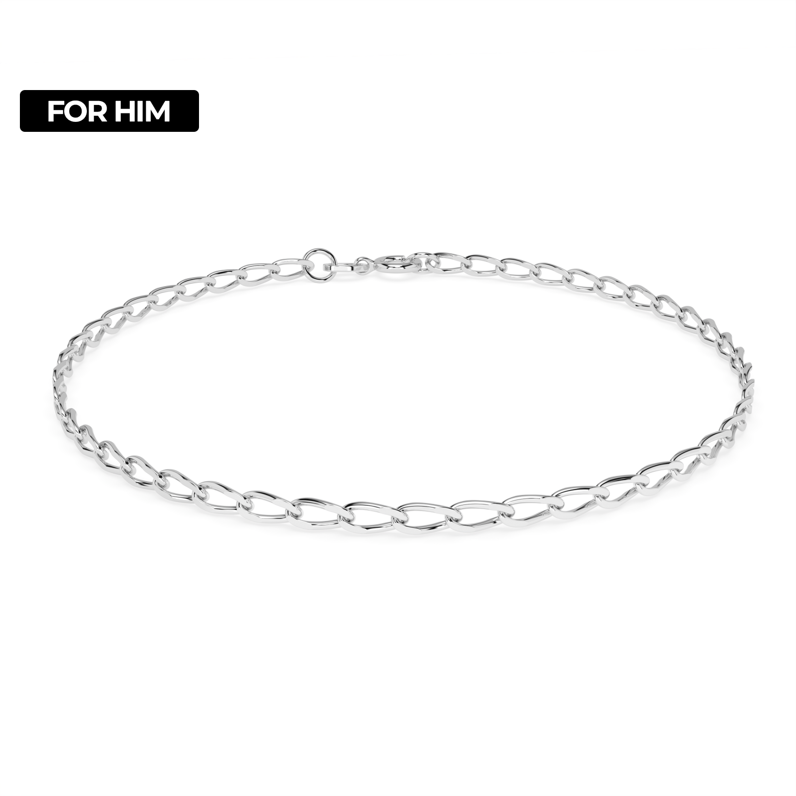 bratara de barbat din argint 