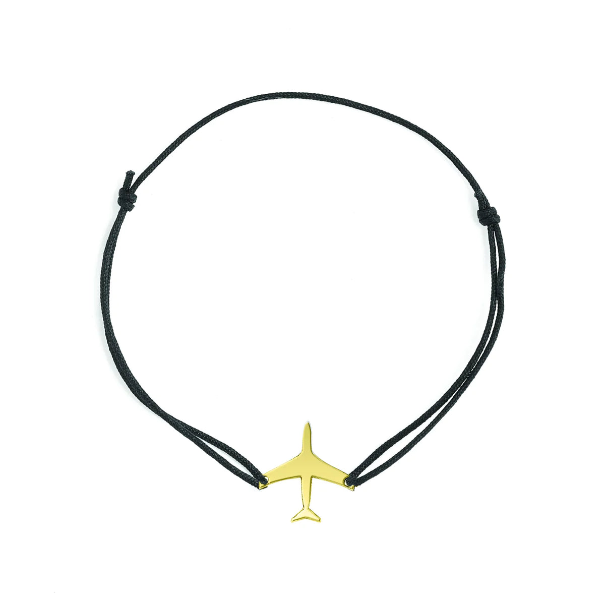 Brățară Mărțișor cu avion din argint 925 placat cu aur 18K – simbol al libertății și al viselor care prind aripi, cadou elegant Maison La Stéphanie.