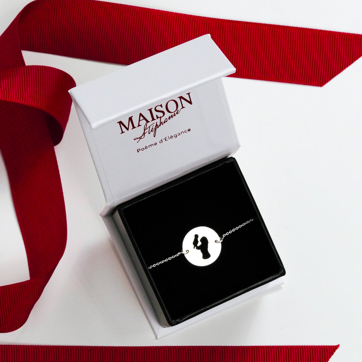 Brățară bestseller din argint 925 MOM & CHILD – bijuterie simbolică Maison La Stéphanie, cadoul ideal pentru mamă, fiică sau ocazii speciale.