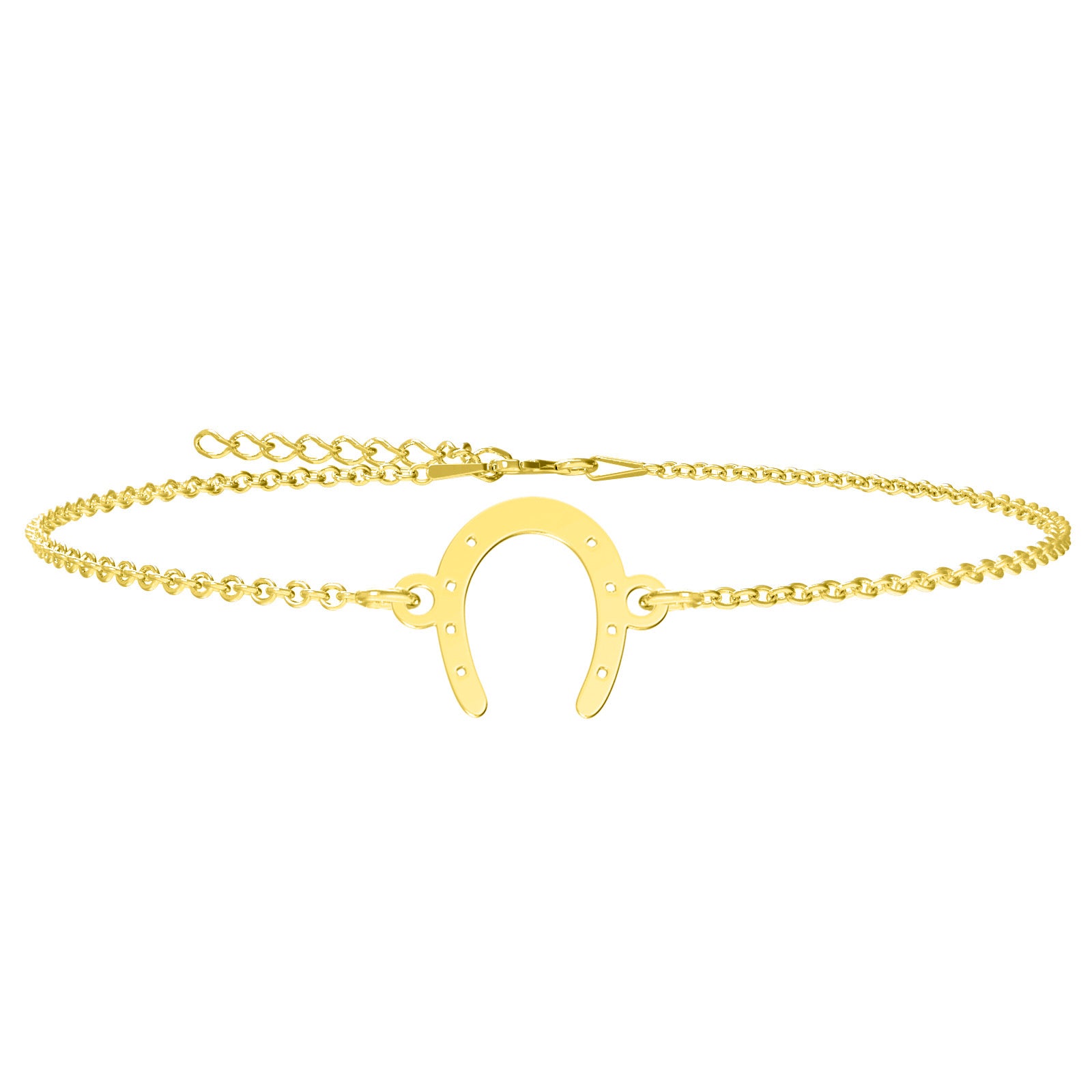 bratara din argint suflat cu aur si potcoava Maison la Stephanie